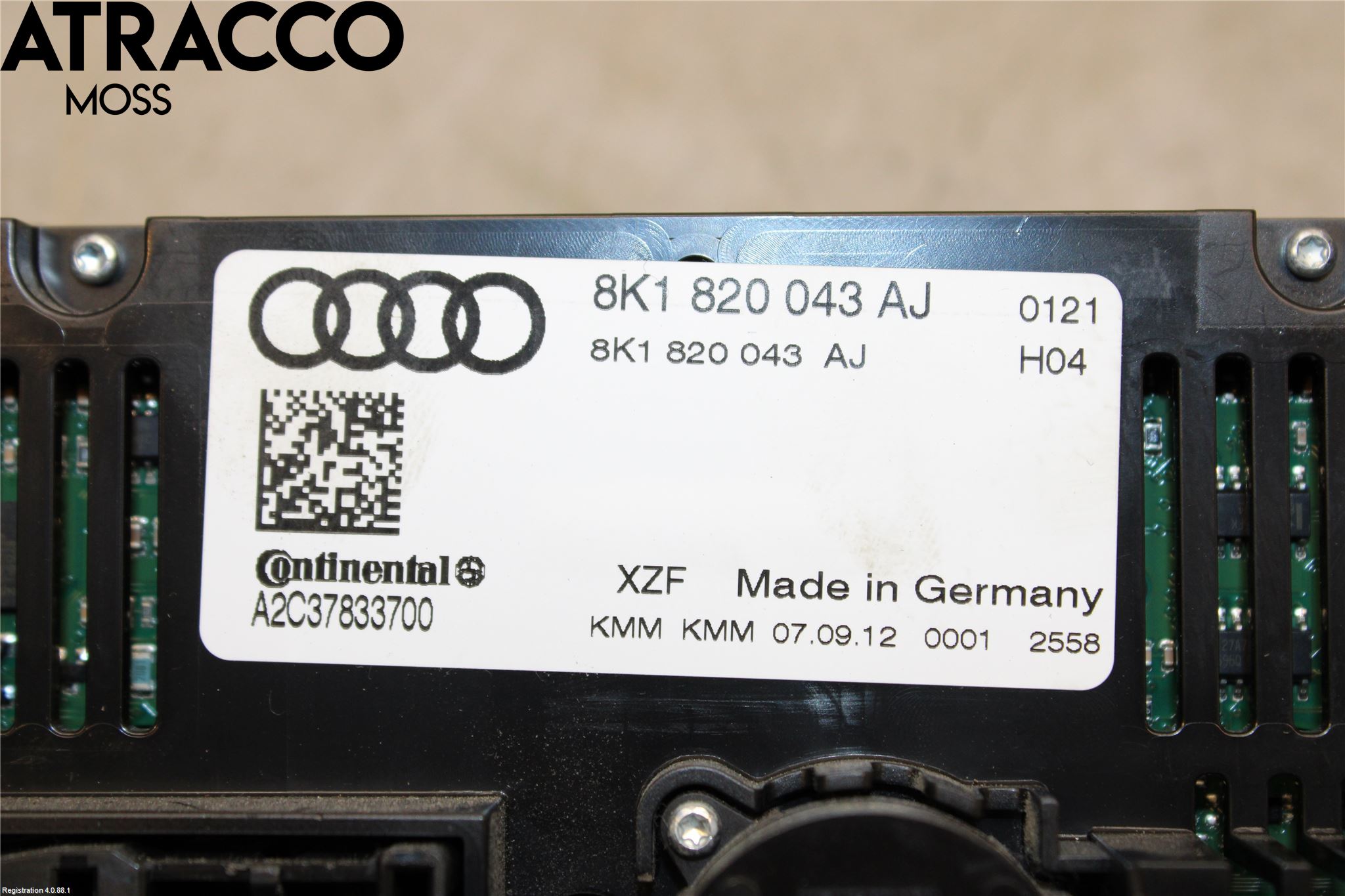 Audi Q5 09-16 Ac Styrenhet Ac Manöveren