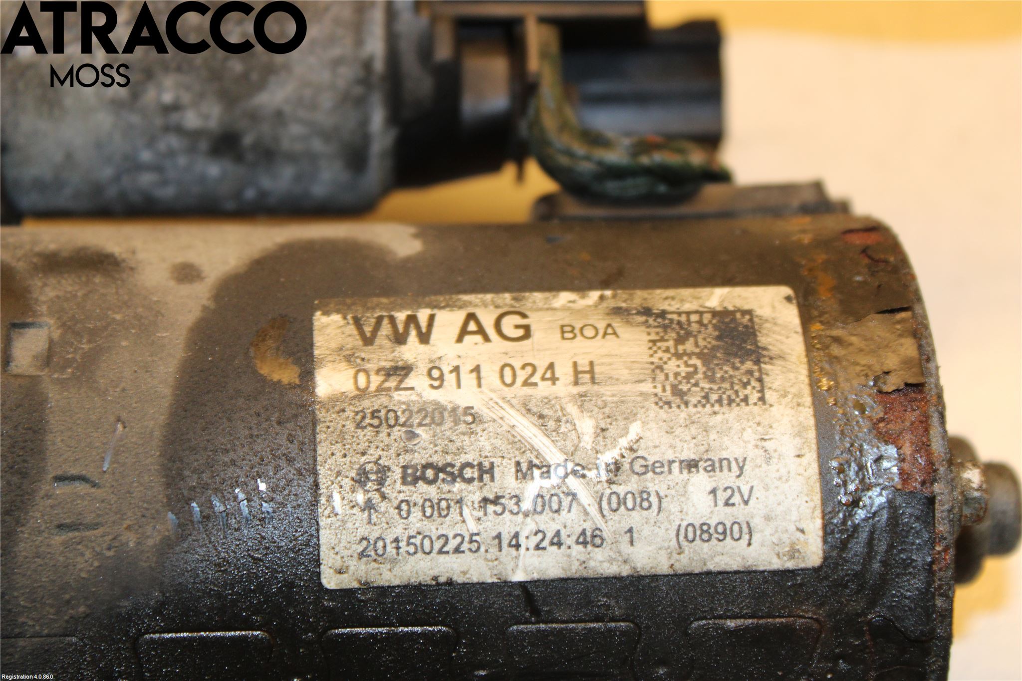 Volkswagen VW TRANSP/CARAVELLE (T5) 04-15 Startmotor Diesel