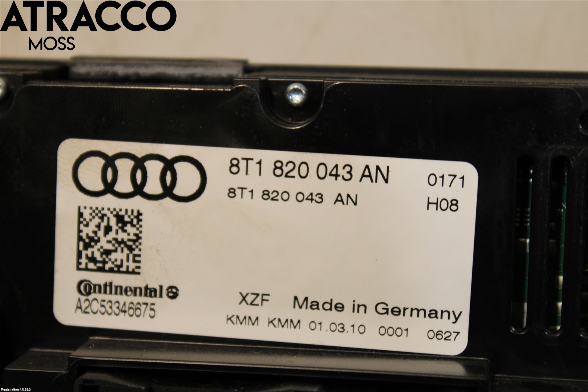 Audi Q5 09-16 Ac Styrenhet Ac Manöveren