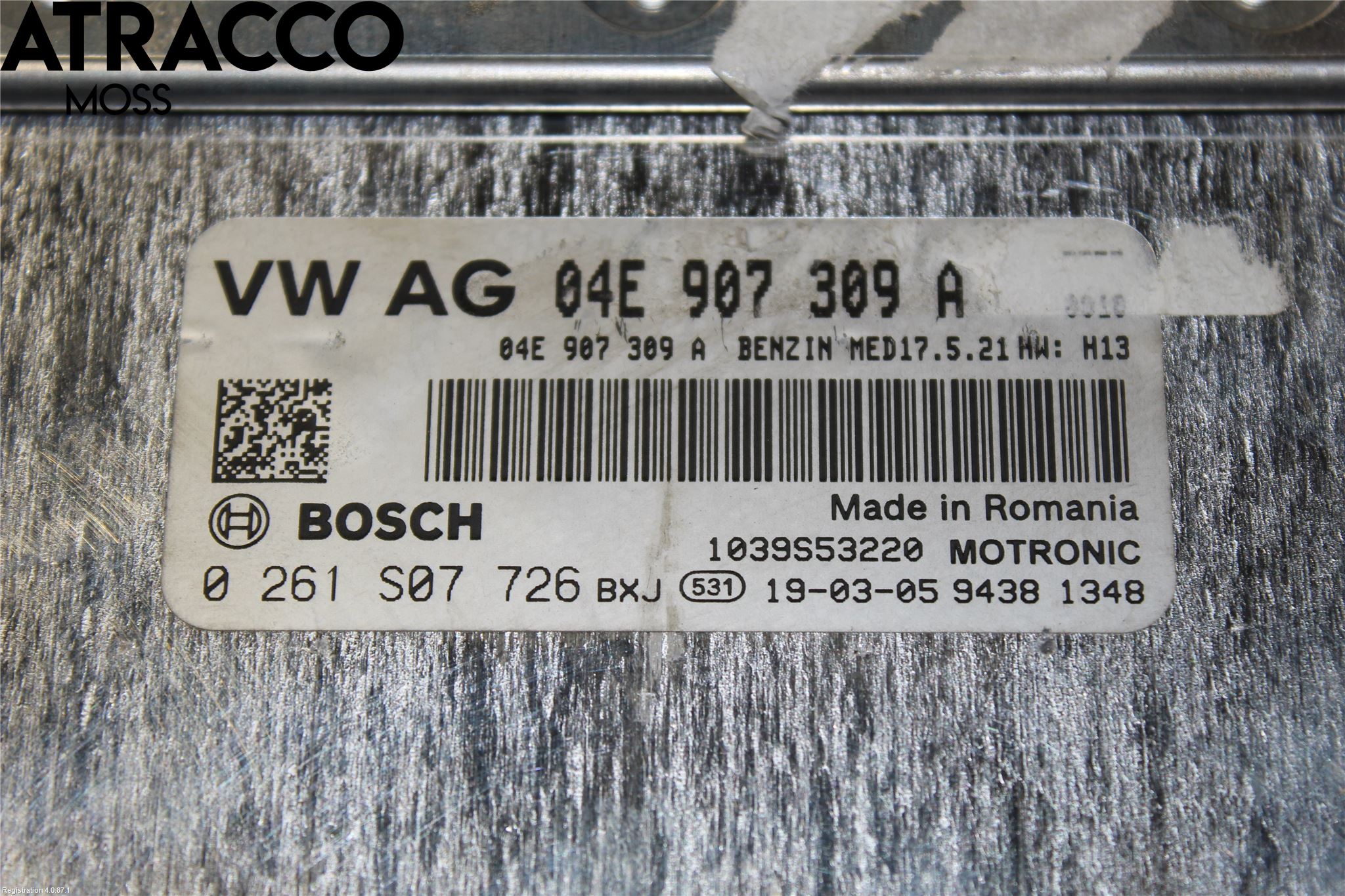 Volkswagen VW GOLF / E-GOLF VII 13-20 Styrenhet Tändning