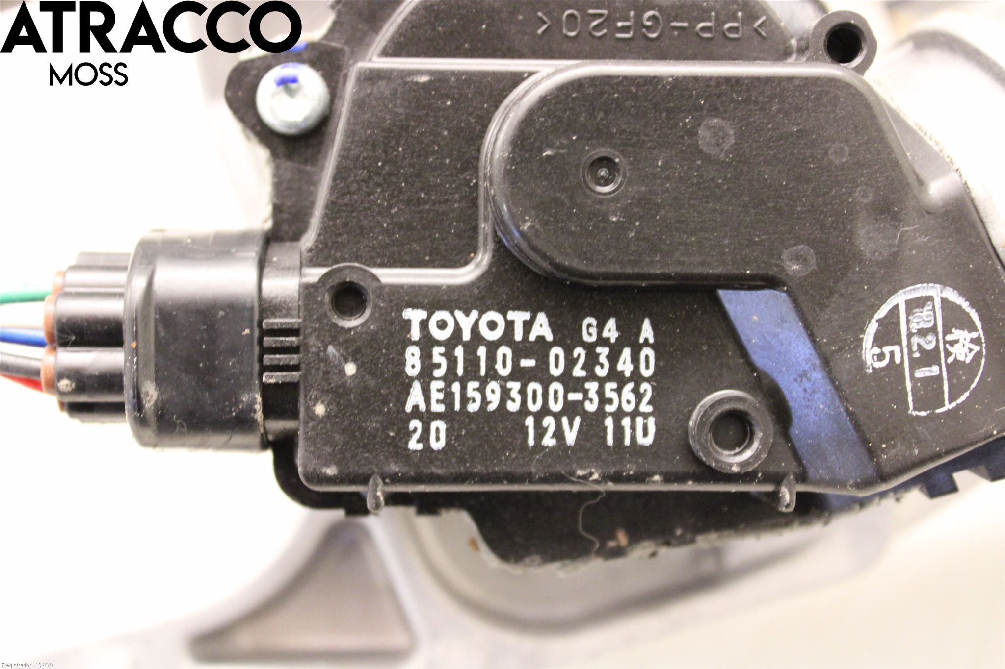 Toyota AURIS 13-19 Torkarmotor Vindruta