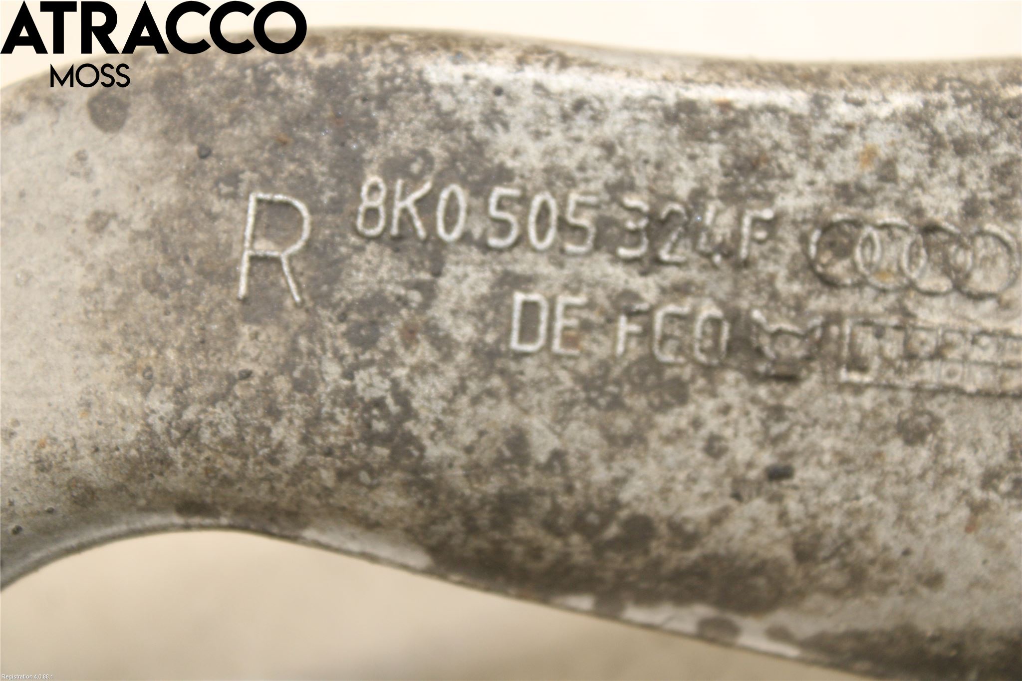 Audi A4/S4 08-11 Bärarm Bak Övre Höger