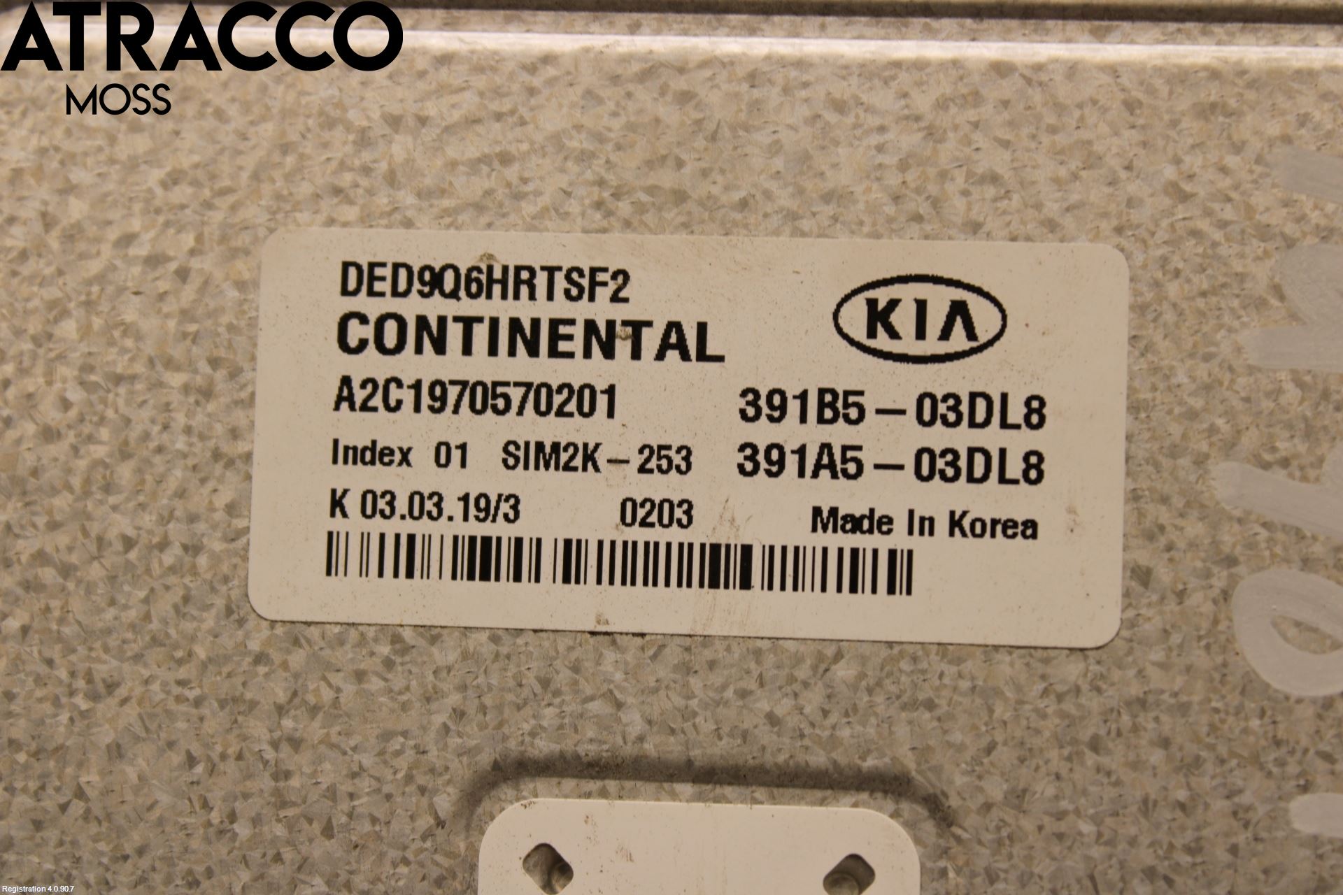 Kia NIRO (DE) 17-22 Styrenhet Insprut Bensin