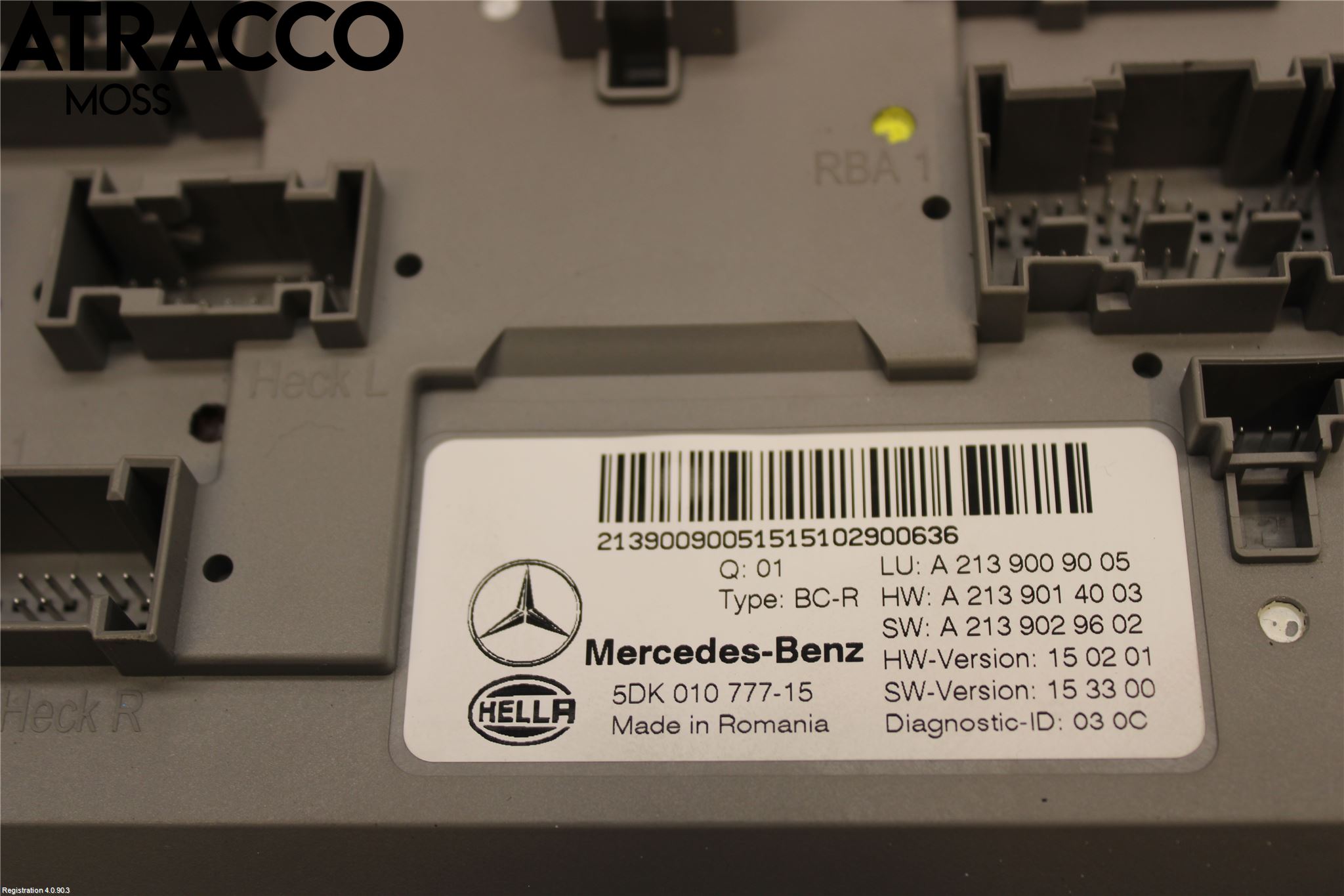Mercedes-Benz MB E-KLASS (W213) 16-23 Styrenhet Övrigt