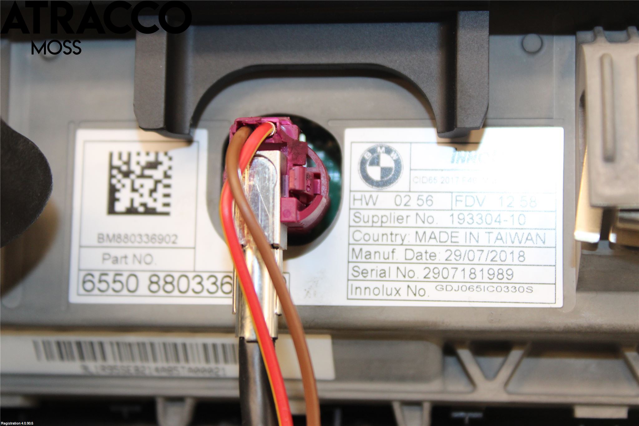 BMW X1 F48 15-22 Multifunktionsdisplay