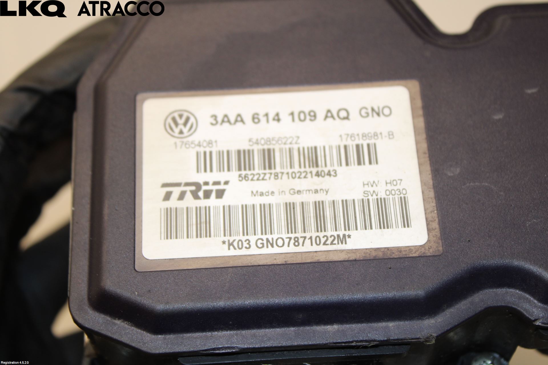 Volkswagen VW PASSAT 11-14 Abs Hydraulaggregat