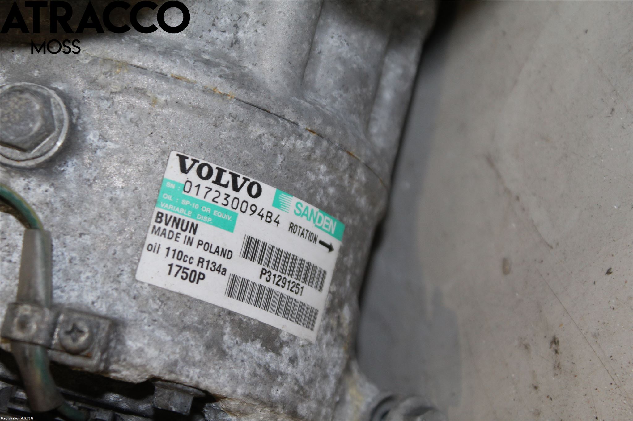 Volvo V40 12-19 Ac Kompressor