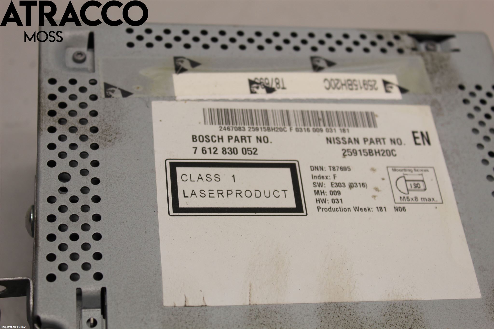 Nissan QASHQAI+2  10-14 Cd Radio - Multimediapanel