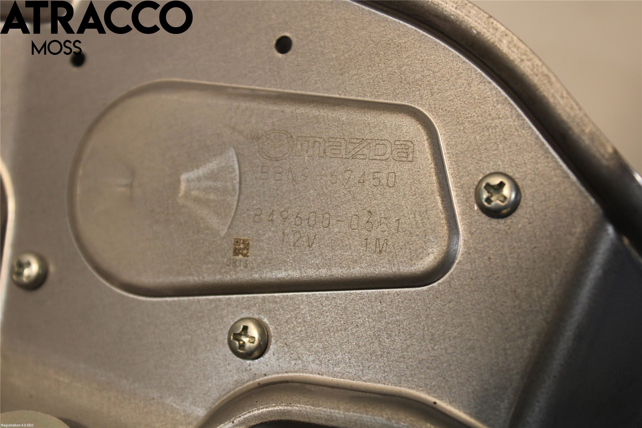 Mazda 3 II 09-13 Torkarmotor Baklucka