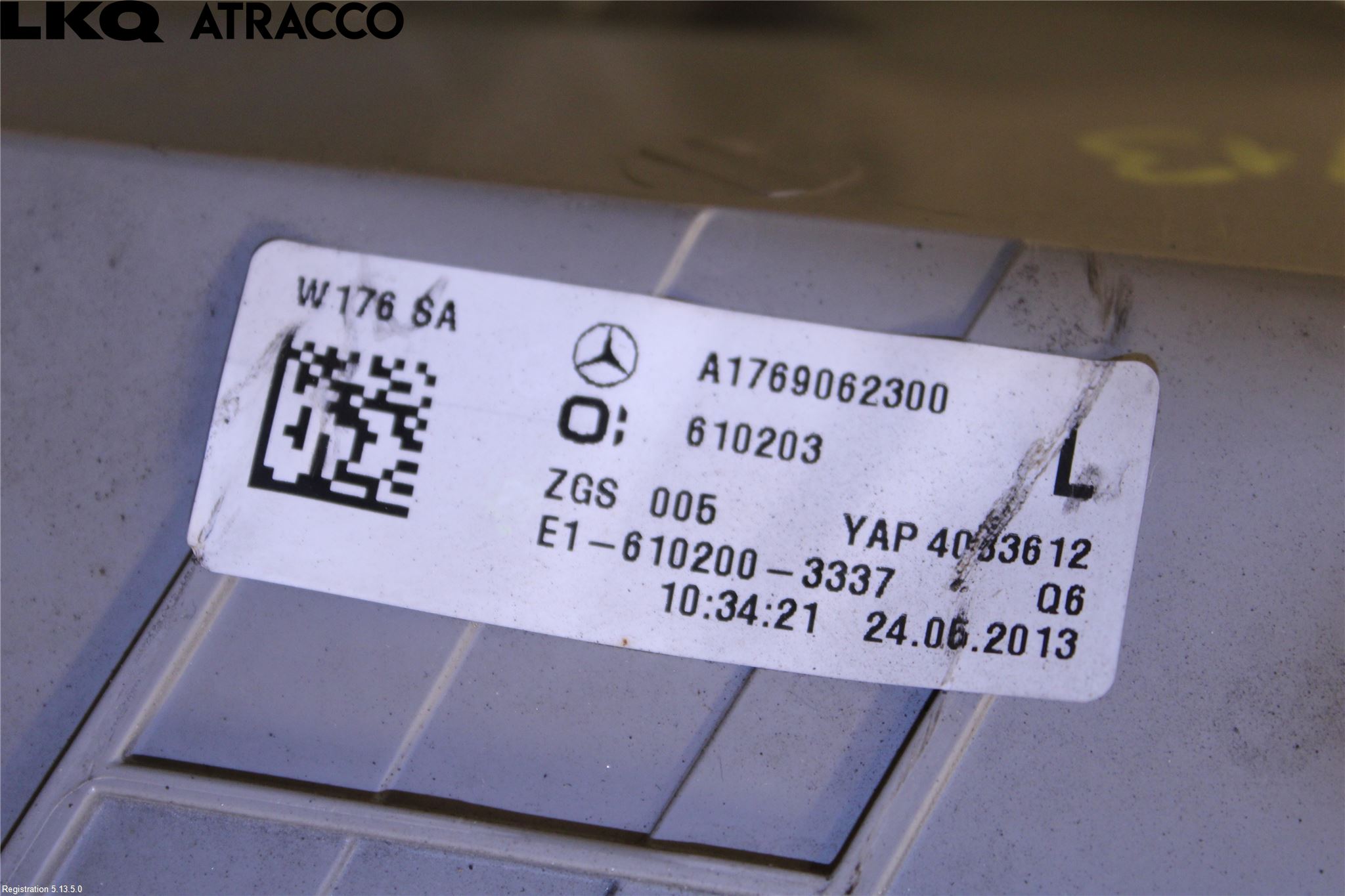Mercedes-Benz MB A-KLASS (W176) 13-18 Bakljus Vänster