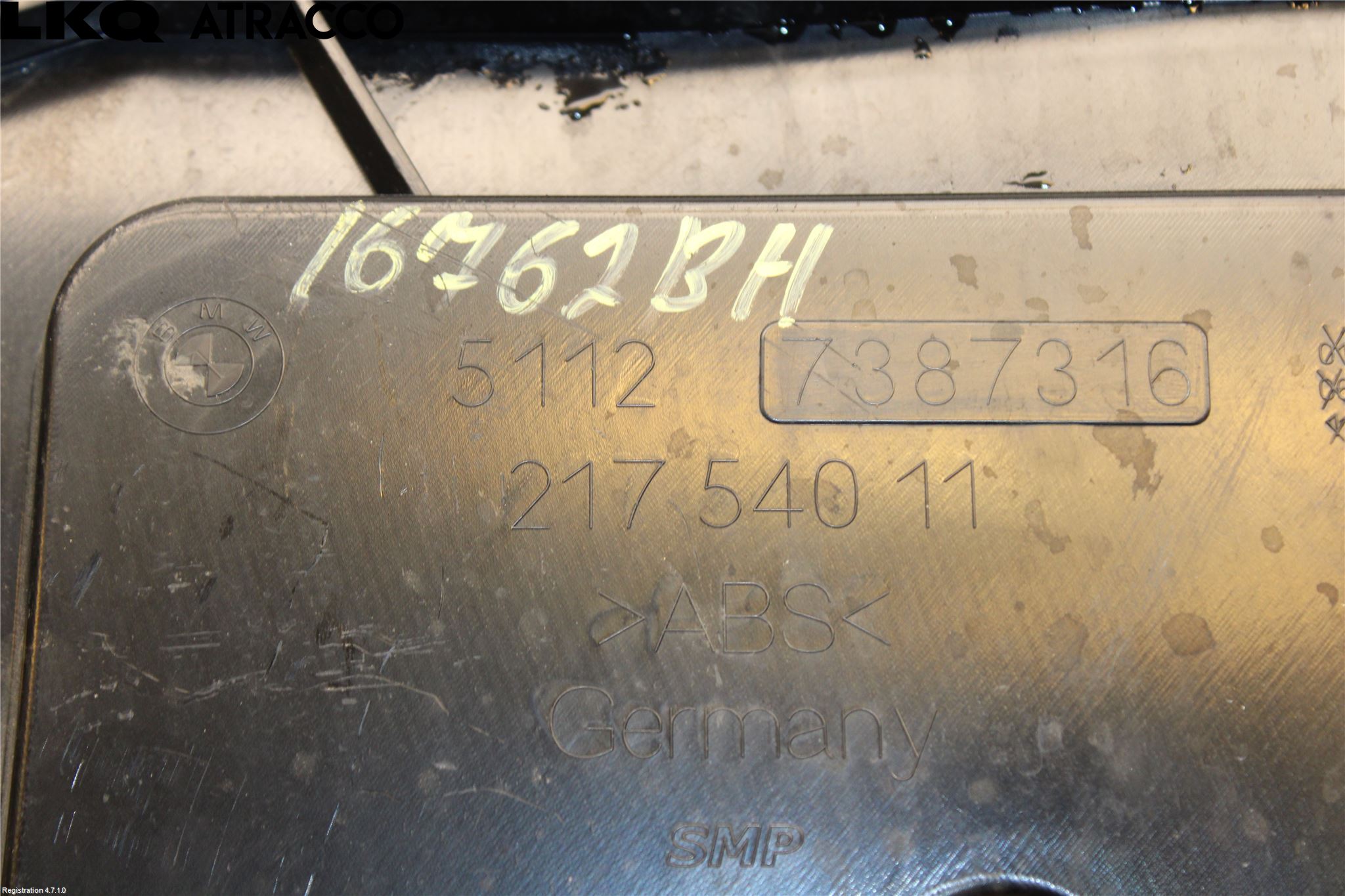 BMW 5 G30/G31/F90 17-23 Stötfångarfäste Bak Hö