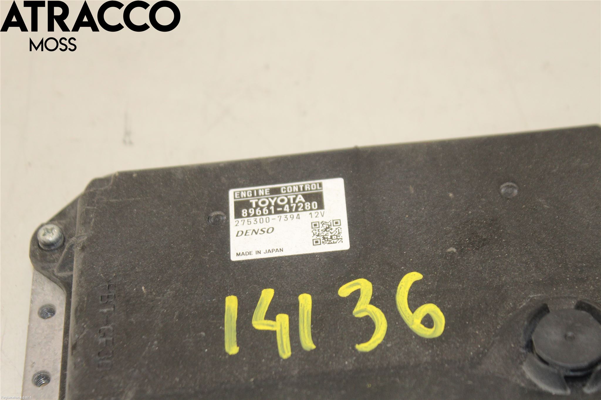 Toyota PRIUS ZVW30 09-20 Styrenhet Insprut Bensin