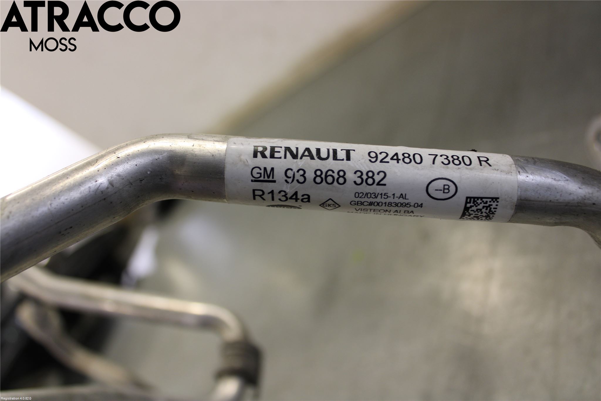 Opel VIVARO 15-19 Ac Slang-Rör