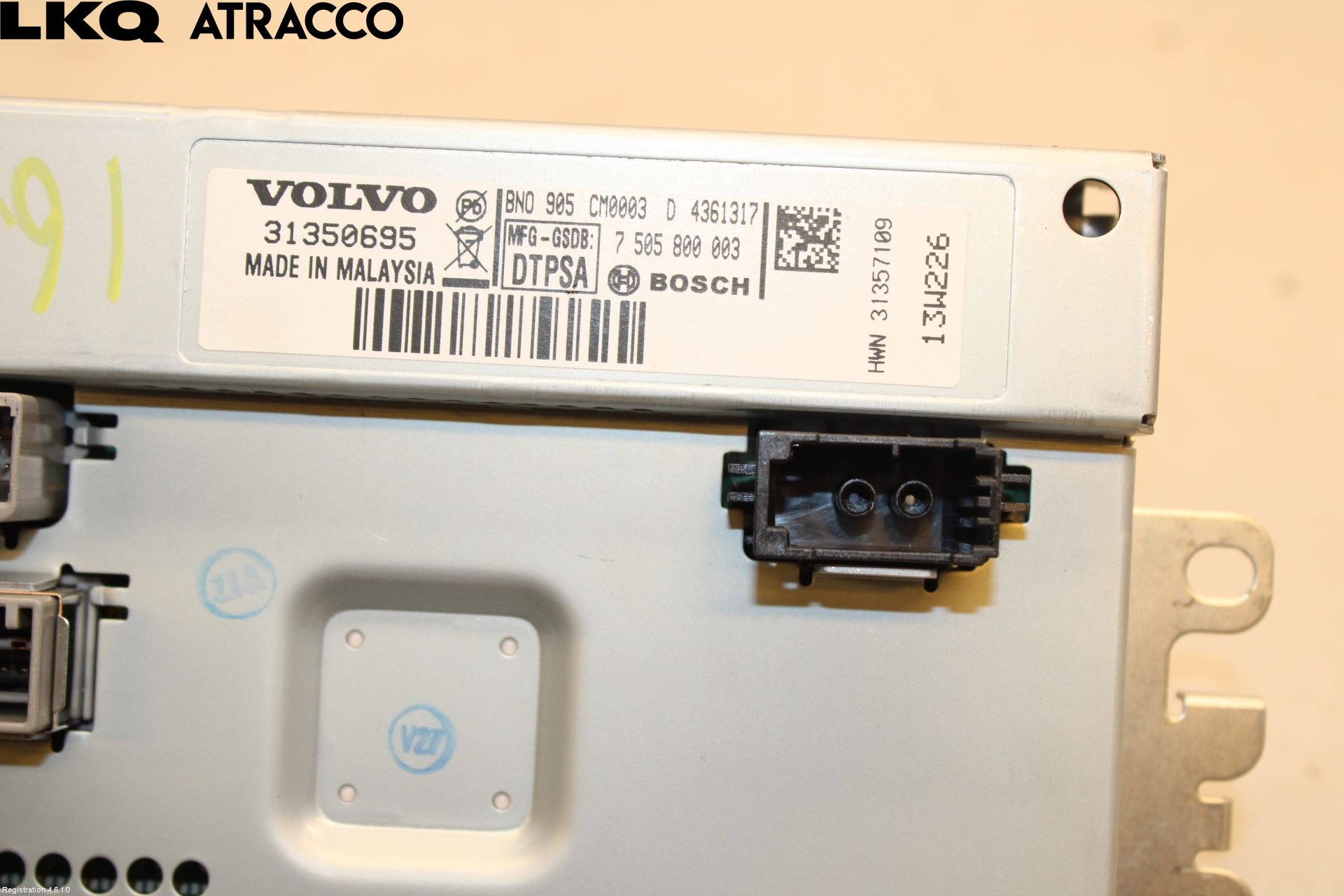 Volvo V40 12-19 Multifunktionsdisplay