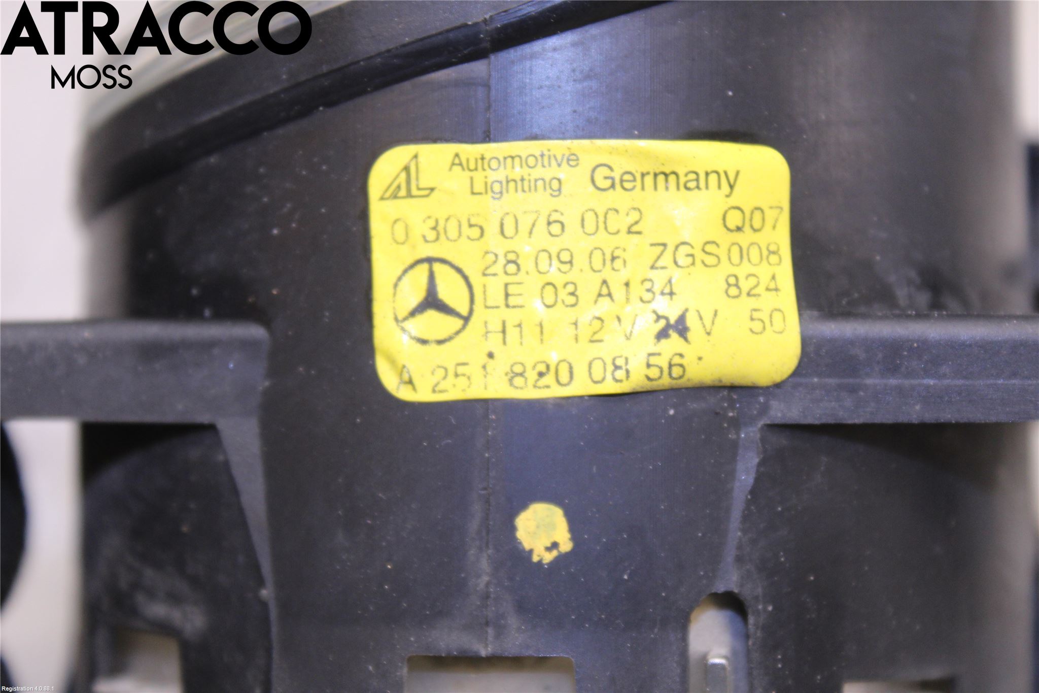 Mercedes-Benz MB A-KLASS (W169) 04-12 Dimljus-Varselljus Fram