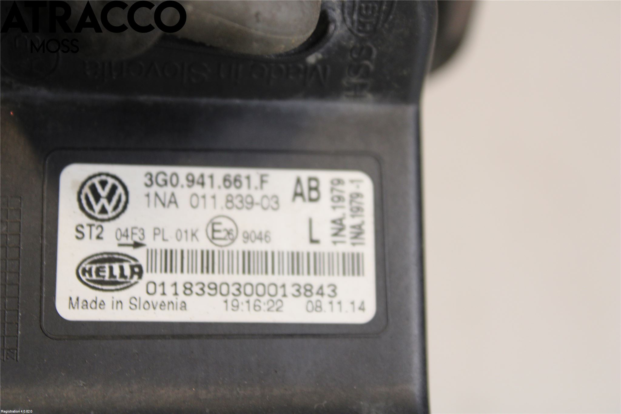 Volkswagen VW PASSAT 15-19 Dimljus-Varselljus Fram