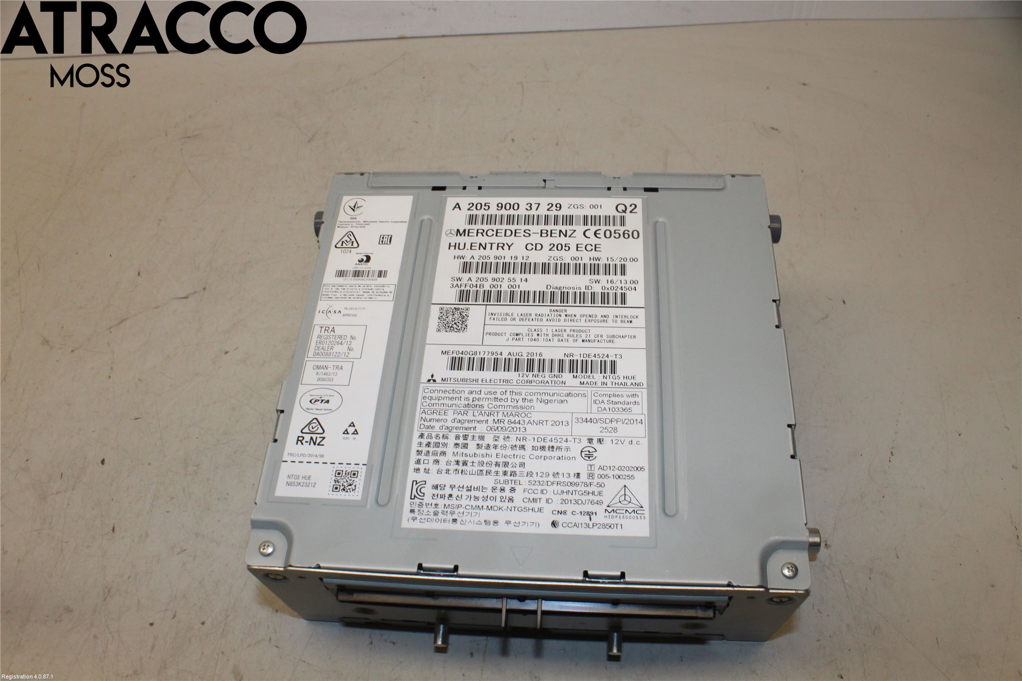 Mercedes-Benz MB C-KLASS (W205) 14-21 Radio