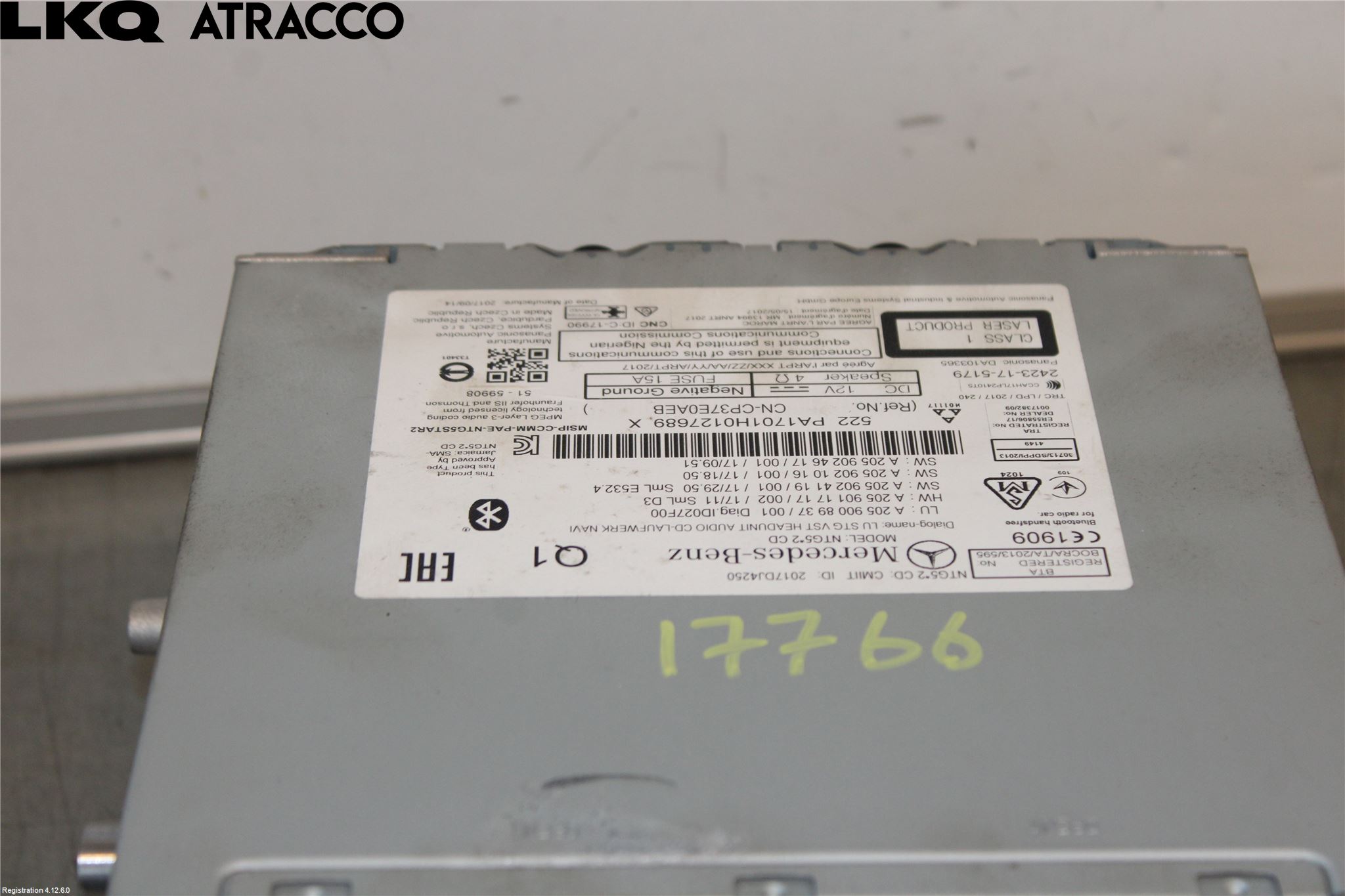 Mercedes-Benz MB C-KLASS (W205) 14-21 Cd Radio - Multimediapanel