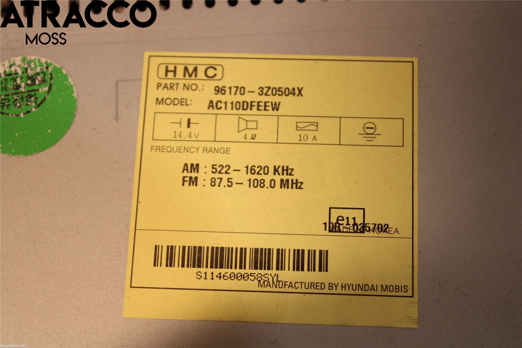 Hyundai i40 08-15 Cd Radio - Multimediapanel
