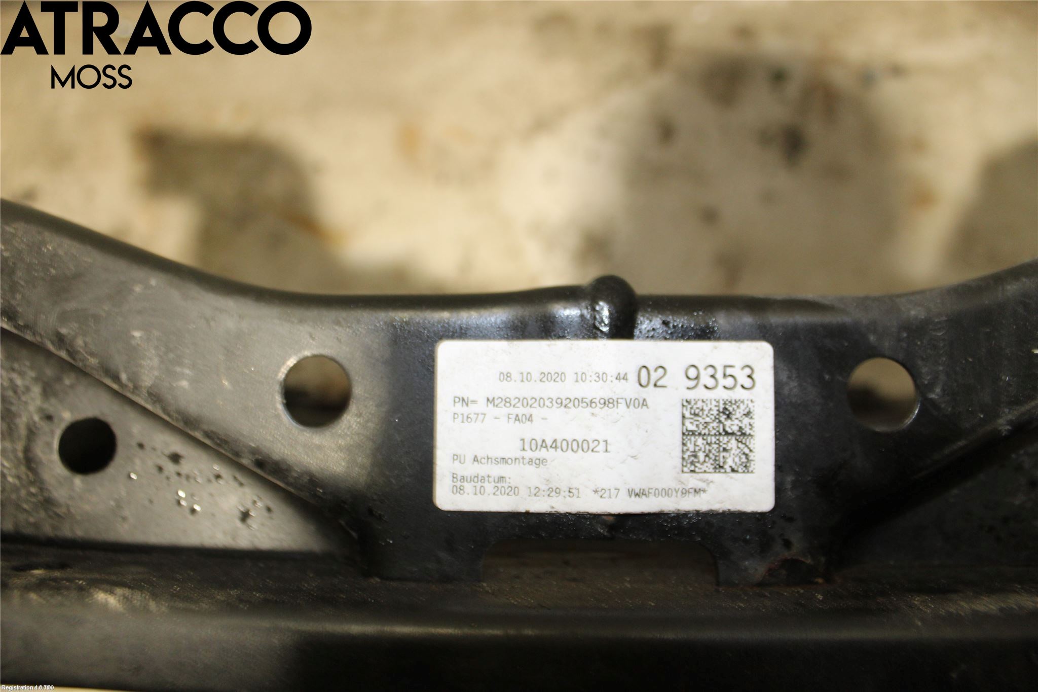 Volkswagen VW ID.3 21- Framvagn Fäste-Kudde