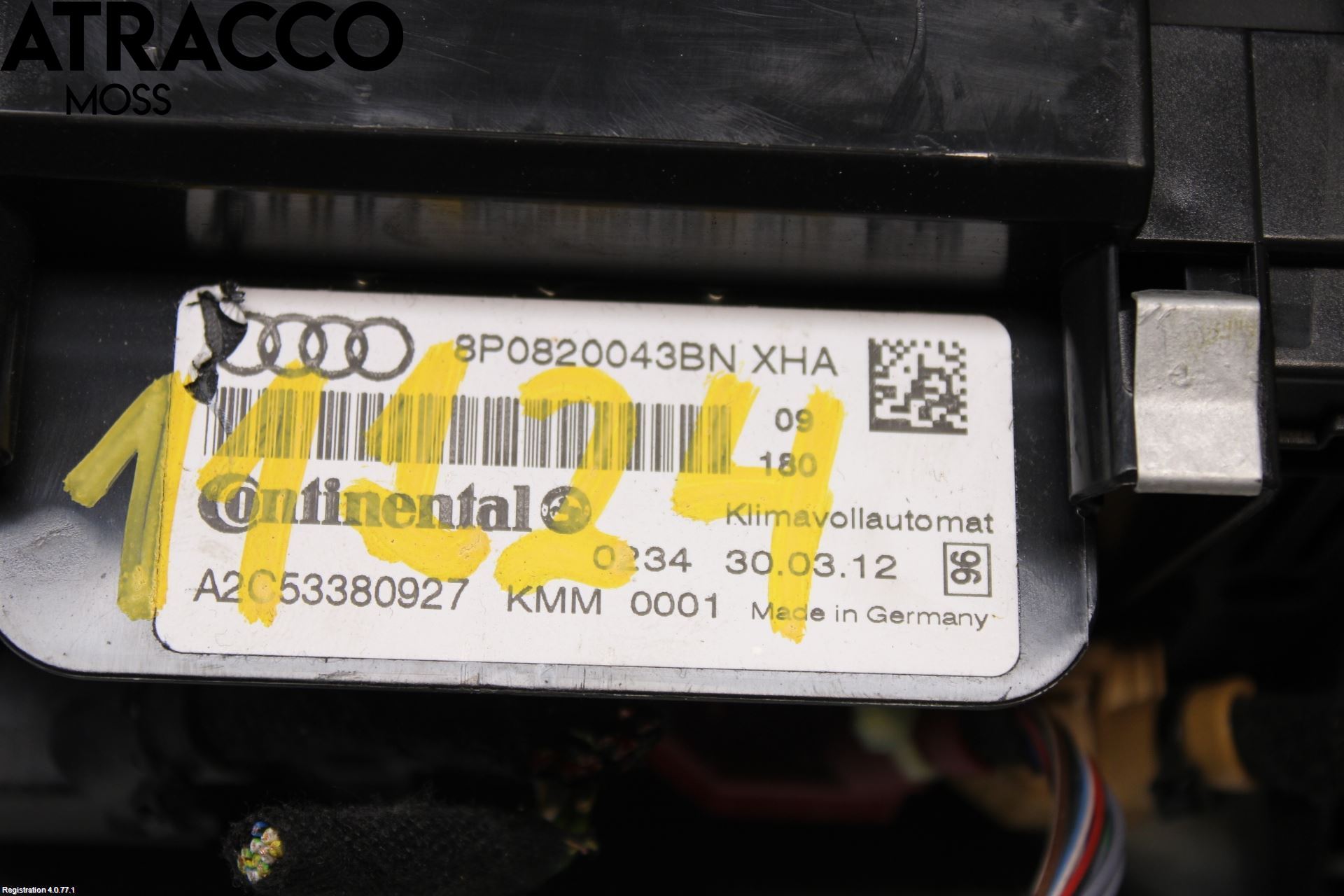 Audi A3/S3 05-13 Ac Styrenhet Ac Manöveren