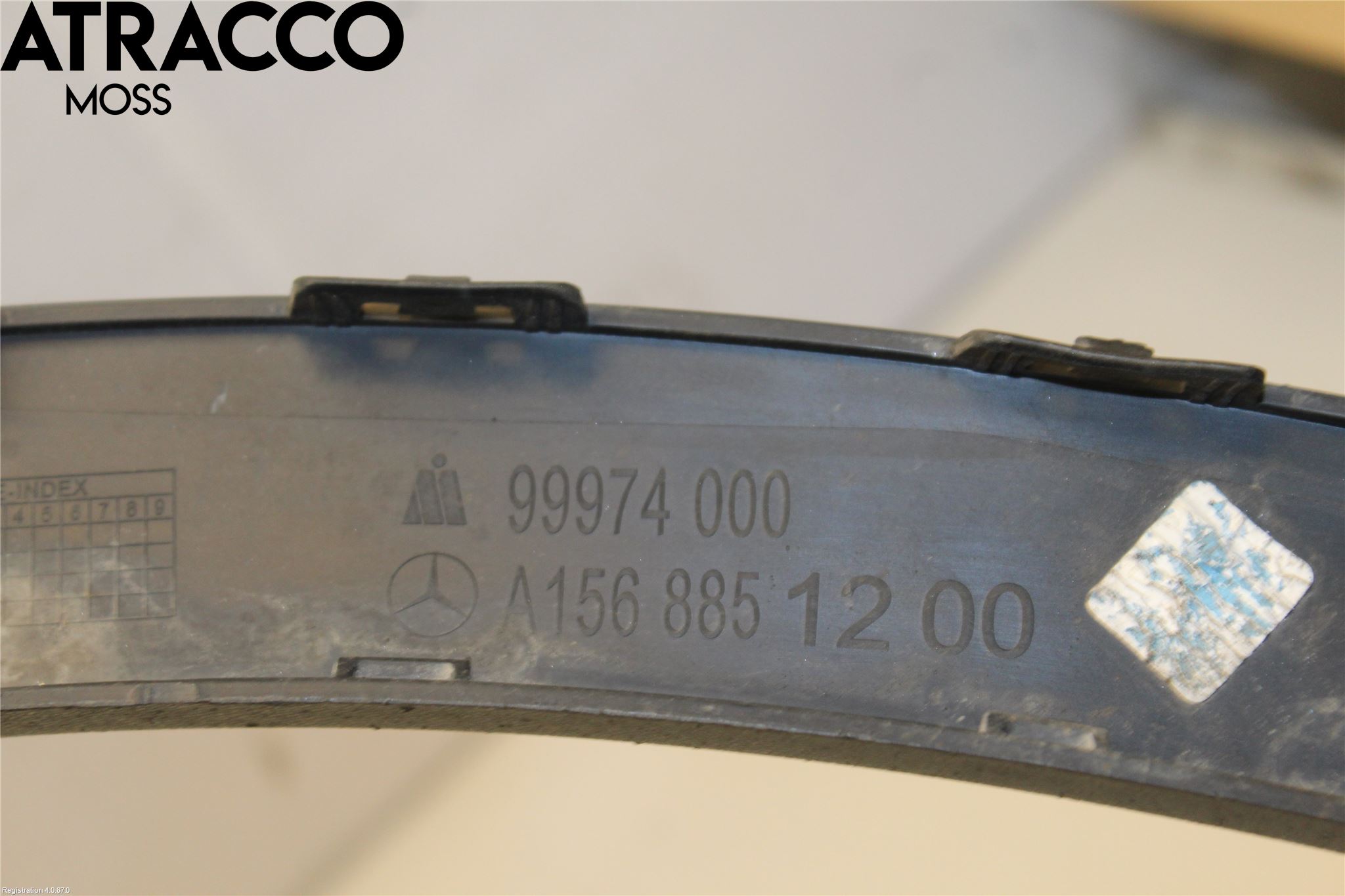 Mercedes-Benz MB GLA-KLASS (X156) 13-20 List Skärmkant