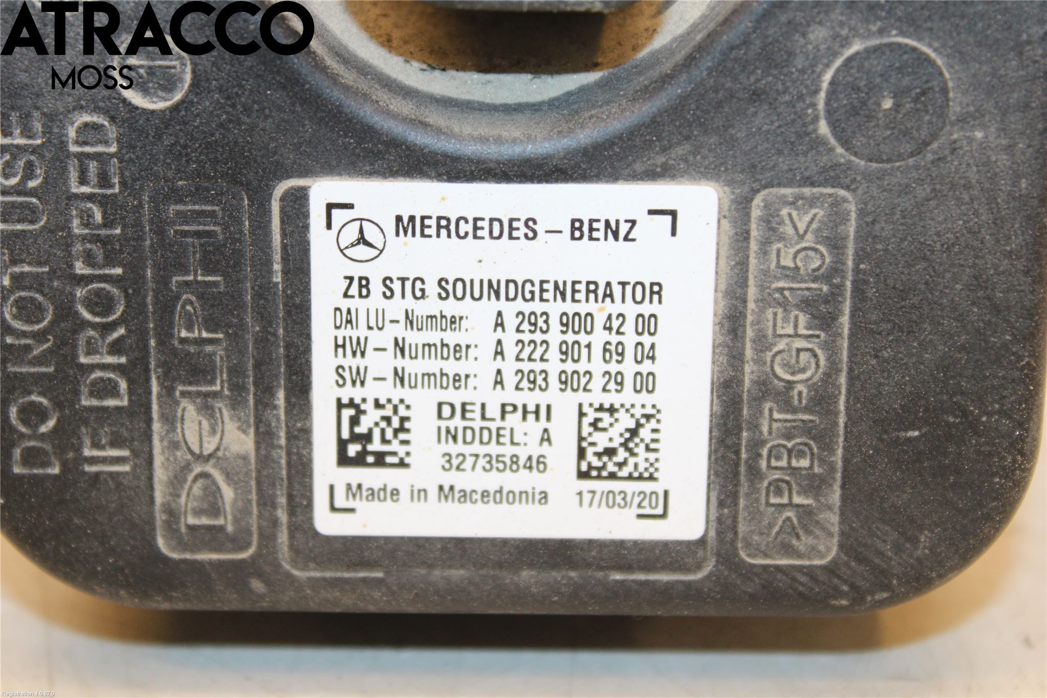 Mercedes-Benz MB EQC (N293) 20- Högtalare
