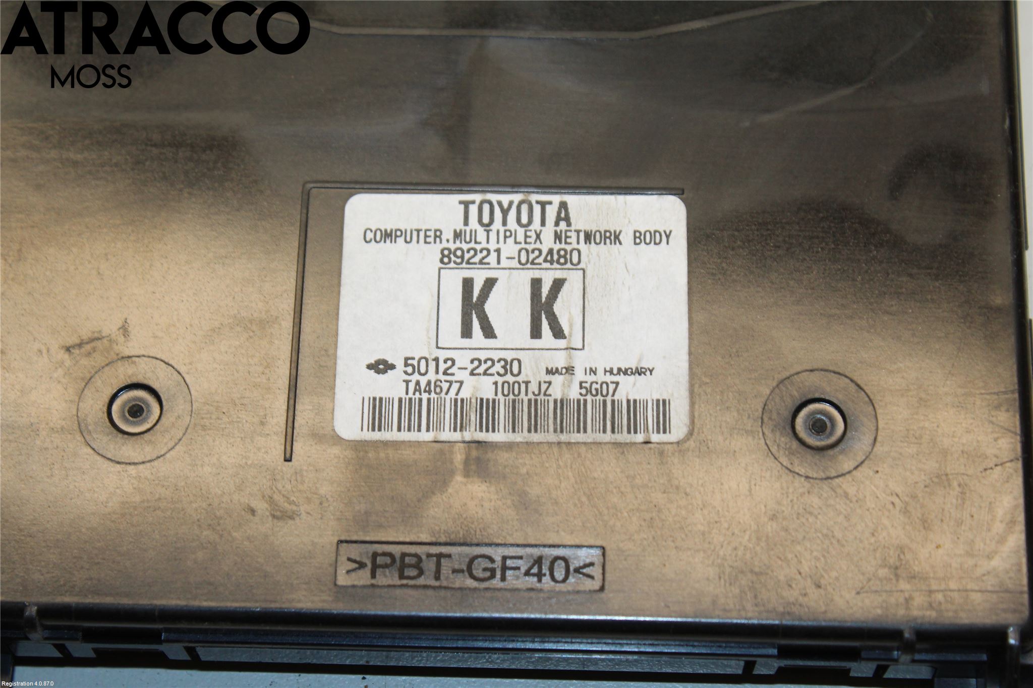 Toyota AURIS 13-19 Styrenhet Övrigt