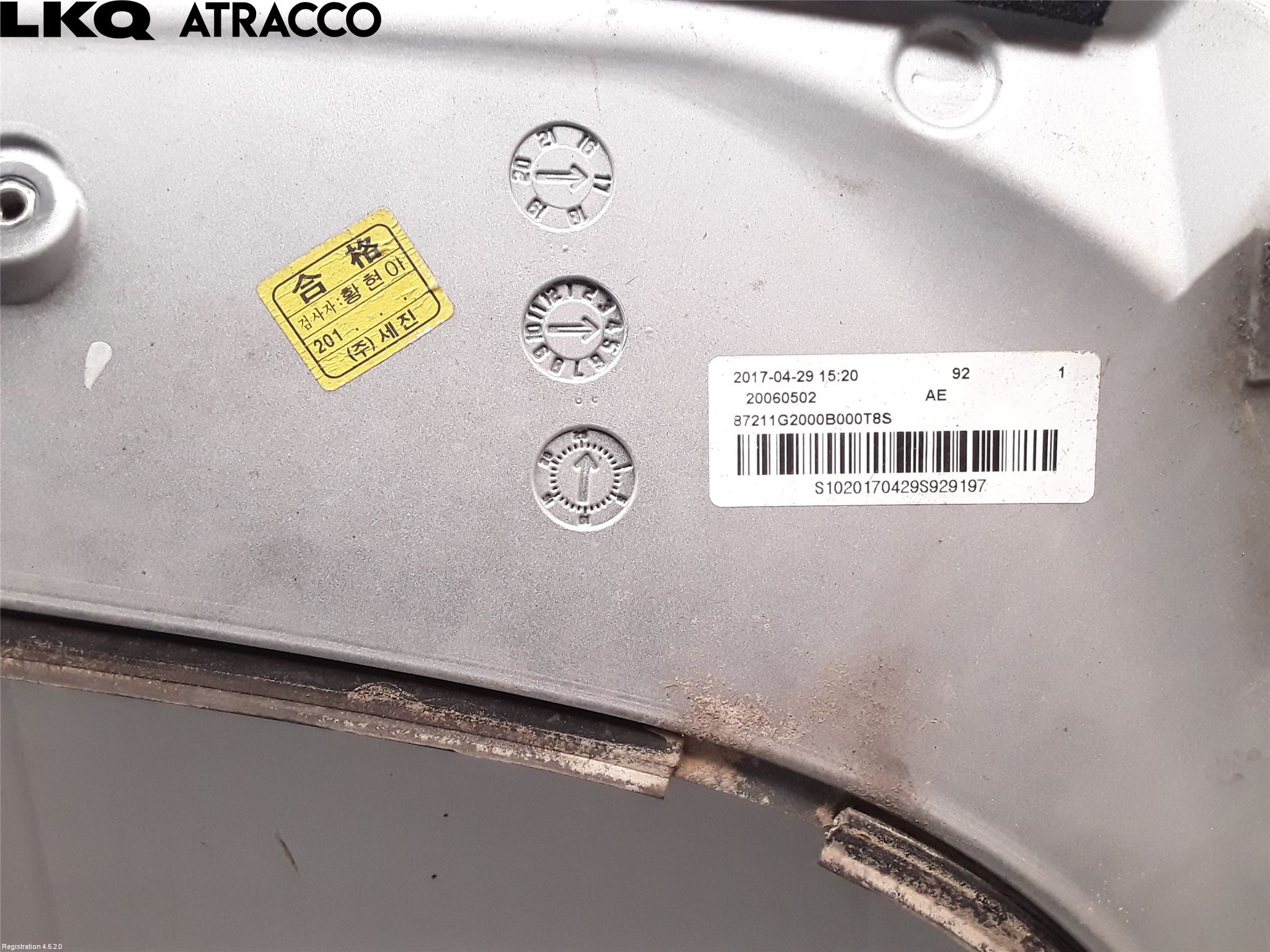 Hyundai IONIQ AE 17-22 Spoiler Baklucka