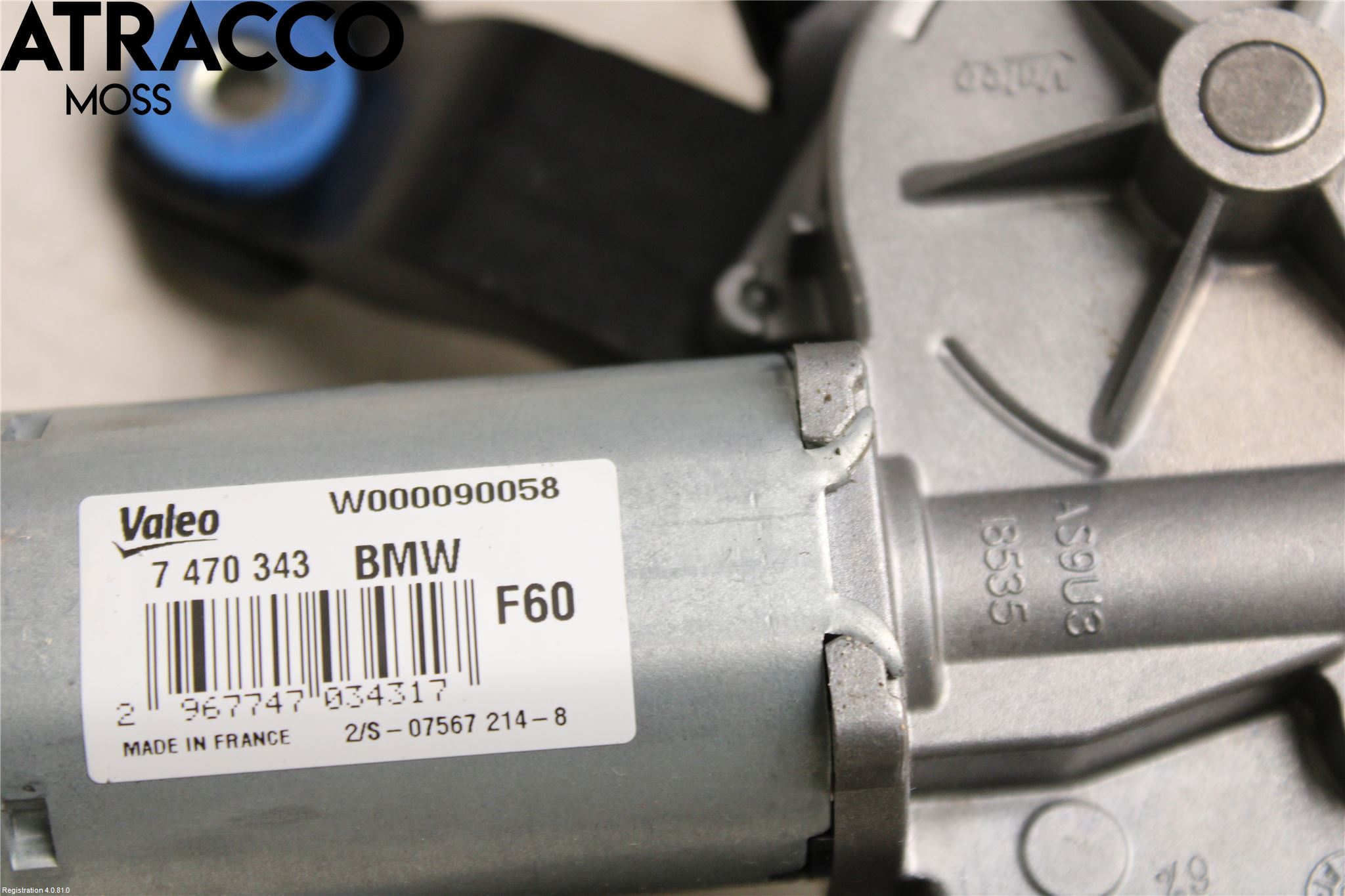 Mini COUNTRYMAN F60 17-23 Torkarmotor Baklucka