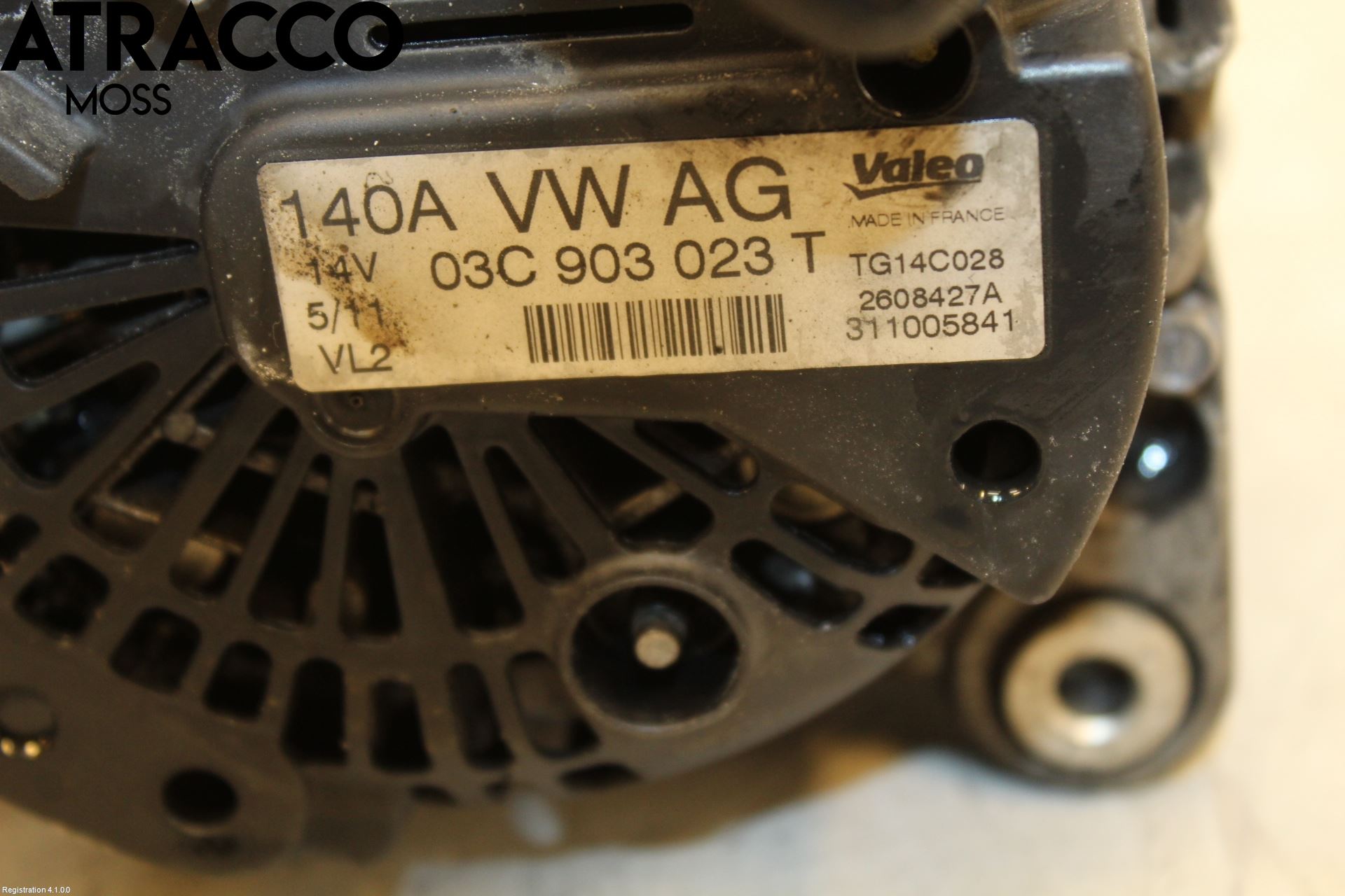 Audi A3/S3 05-13 Generator