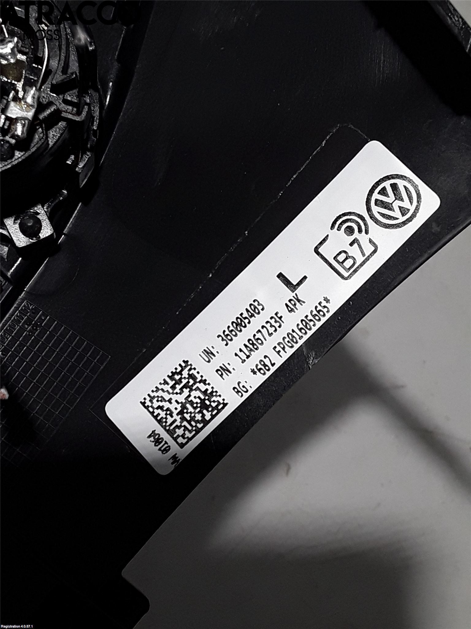 Volkswagen VW ID.4 21- Inr Plastd A-B-C Stolpe