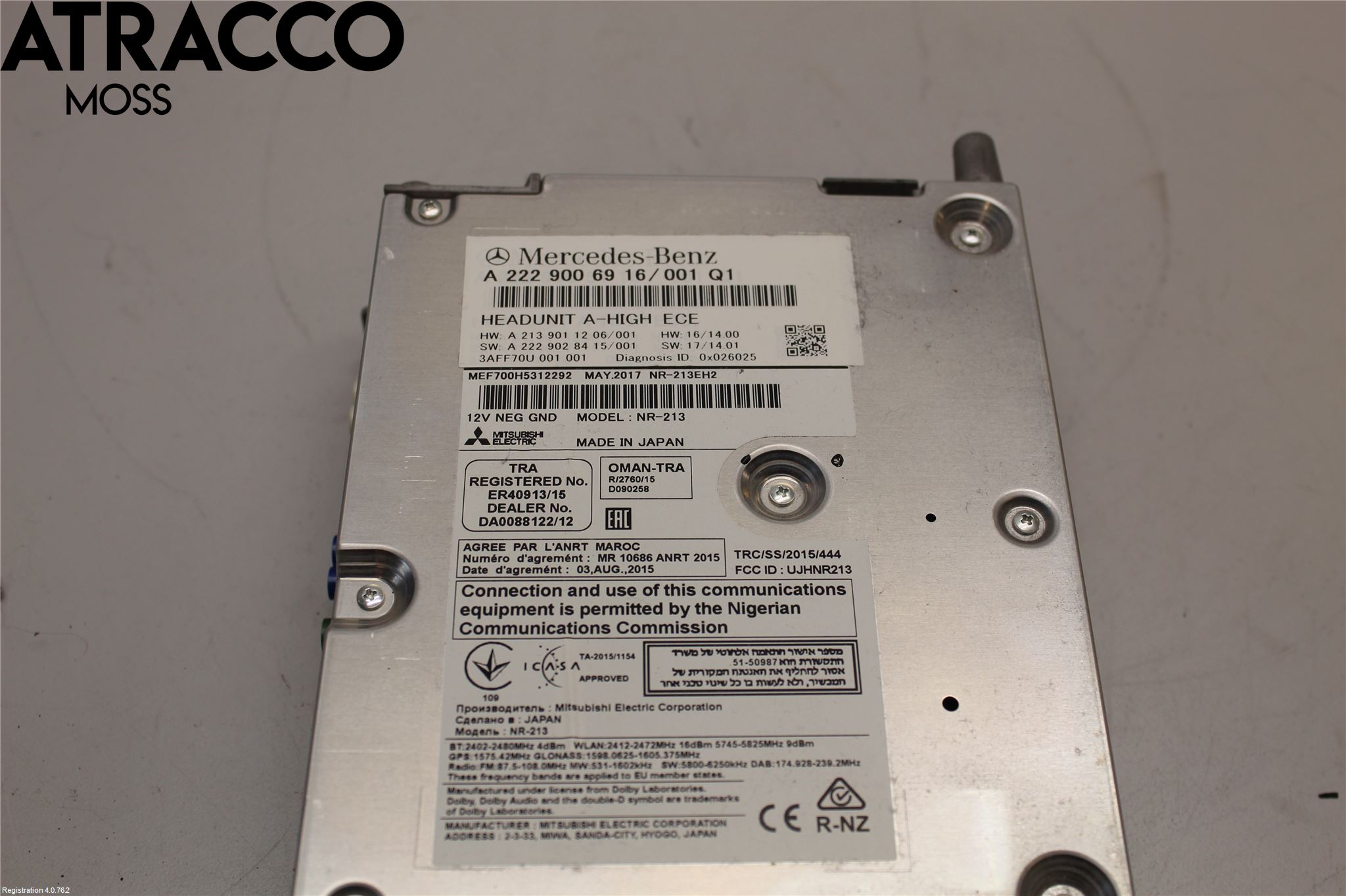 Mercedes-Benz MB S-KLASS (W222) 13-20 Cd Radio - Multimediapanel