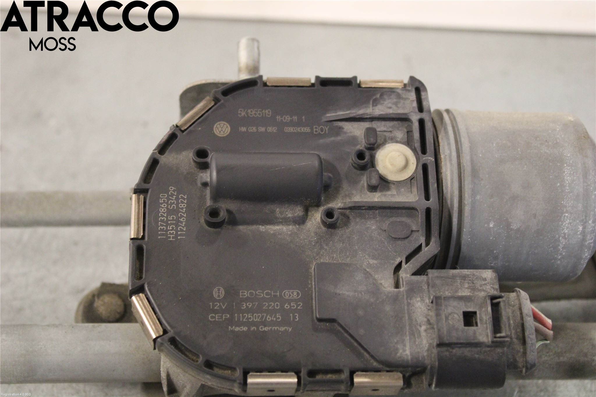 Volkswagen VW GOLF VI 09-13 Torkarmotor Vindruta