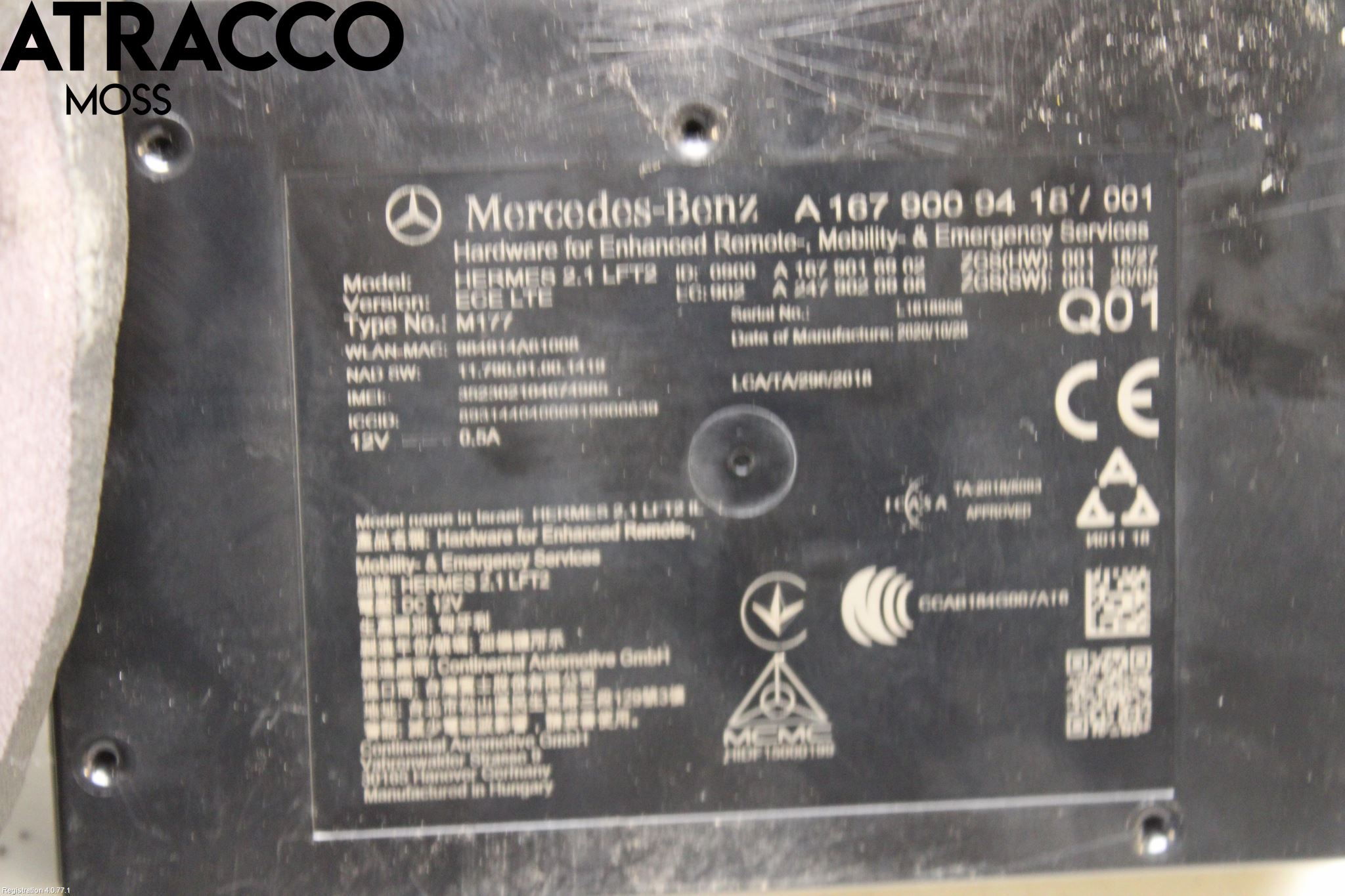 Mercedes-Benz MB EQC (N293) 20- Styrenhet Övrigt