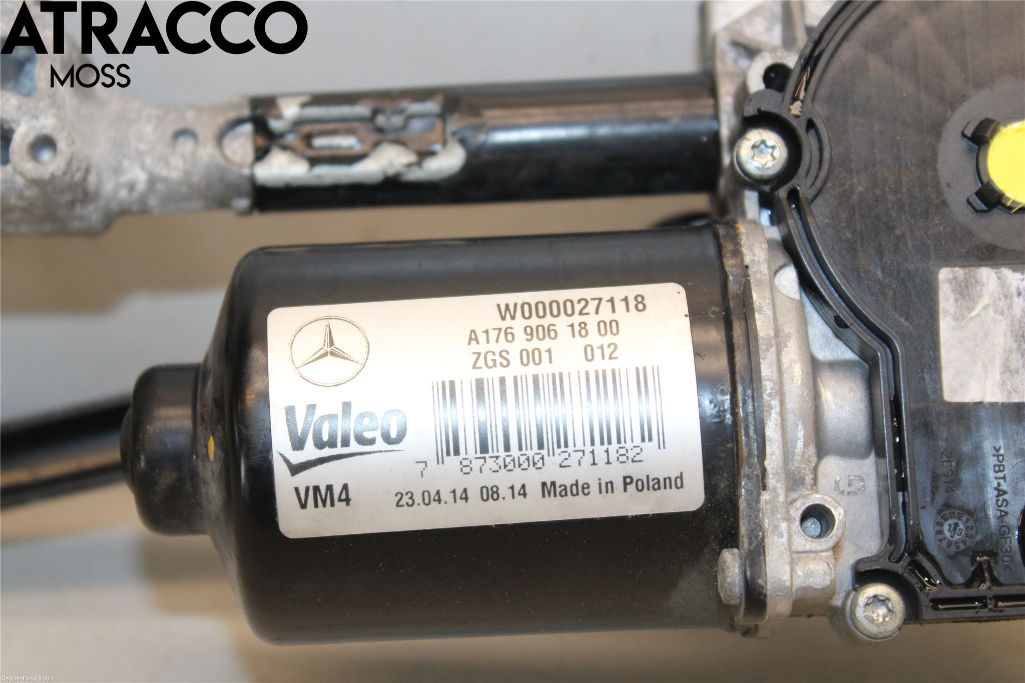 Mercedes-Benz MB A-KLASS (W176) 13-18 Torkarmotor Vindruta