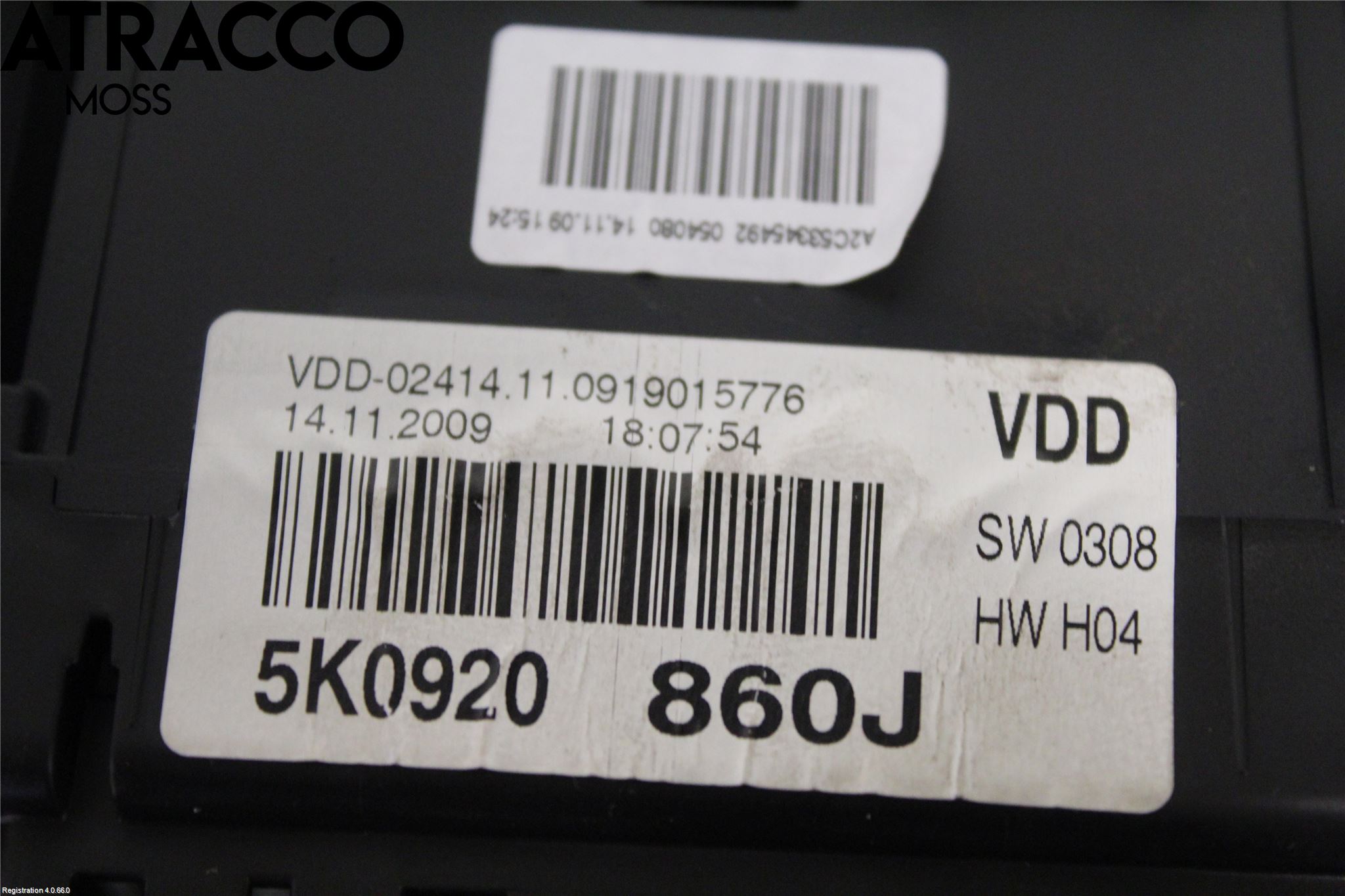 Volkswagen VW GOLF VI 09-13 Instrument Komb