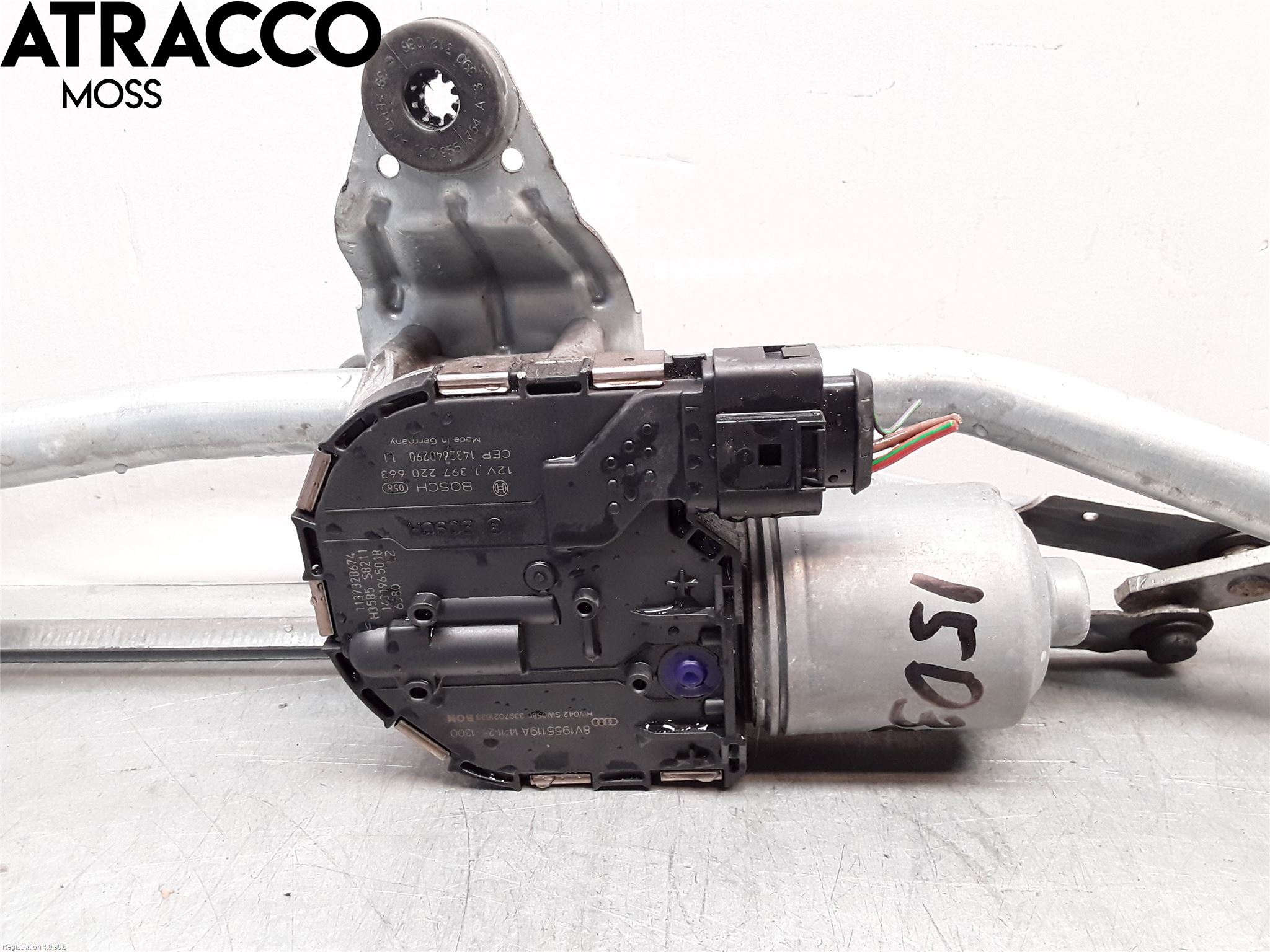 Audi A3/S3 05-13 Torkarmotor Vindruta