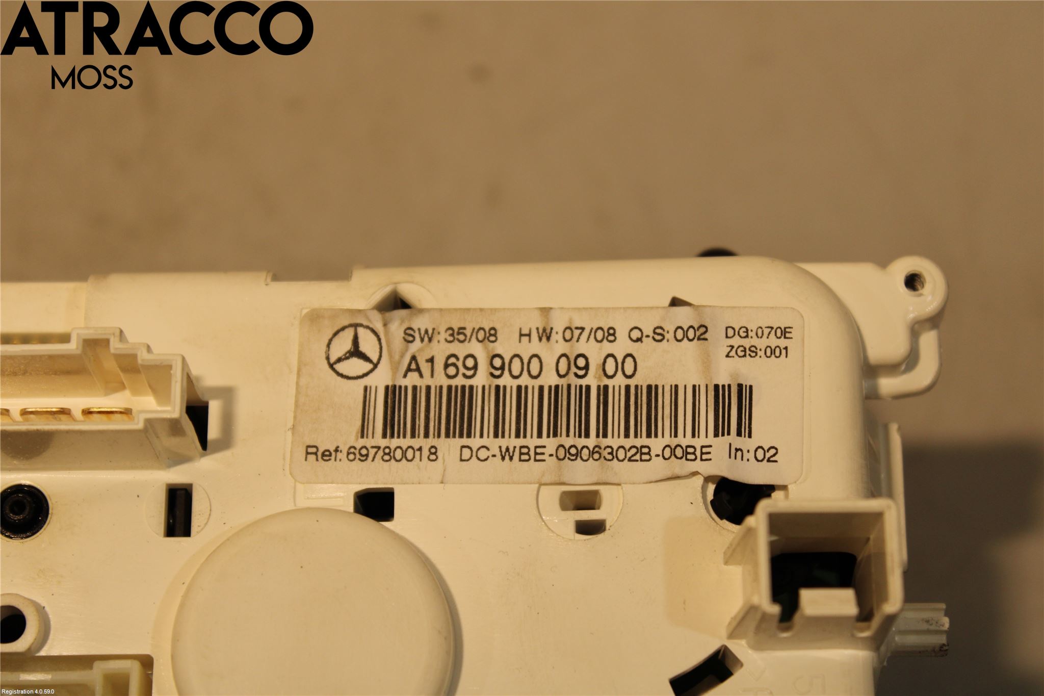 Mercedes-Benz MB B-KLASS (W245) 05-12 Ac Styrenhet Ac Manöveren