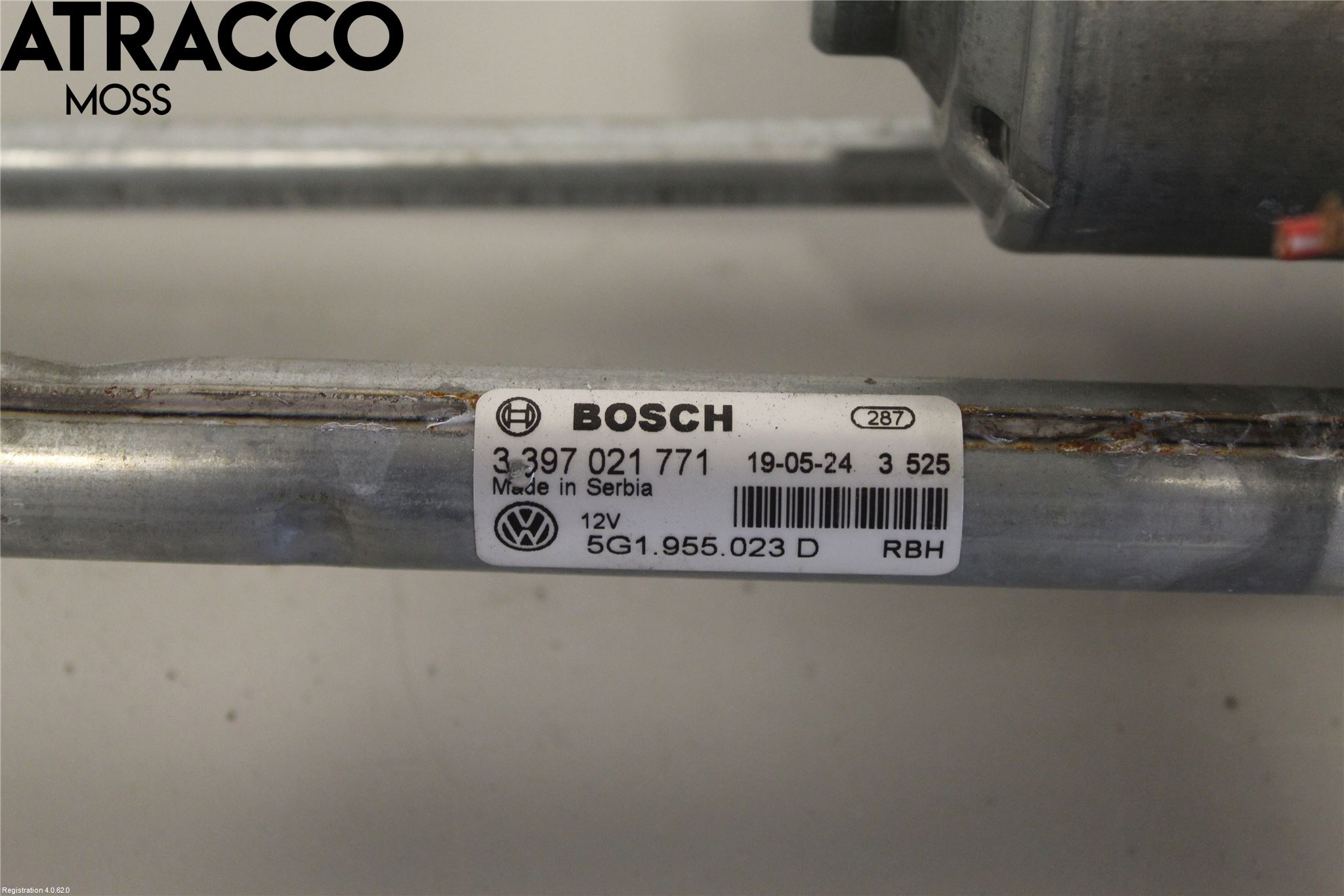 Volkswagen VW GOLF / E-GOLF VII 13-20 Torkarmotor Vindruta