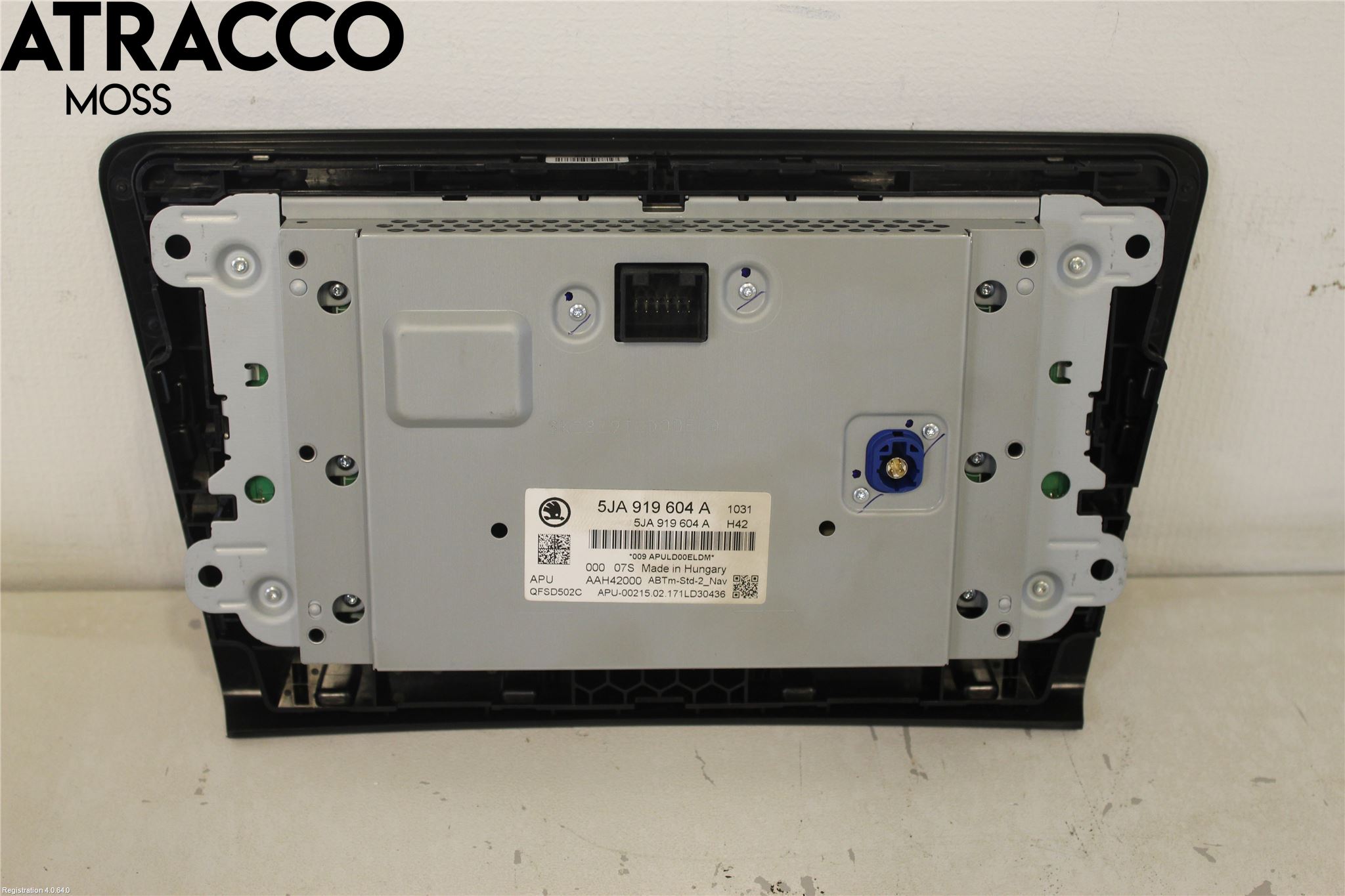 Skoda RAPID Cd Radio - Multimediapanel