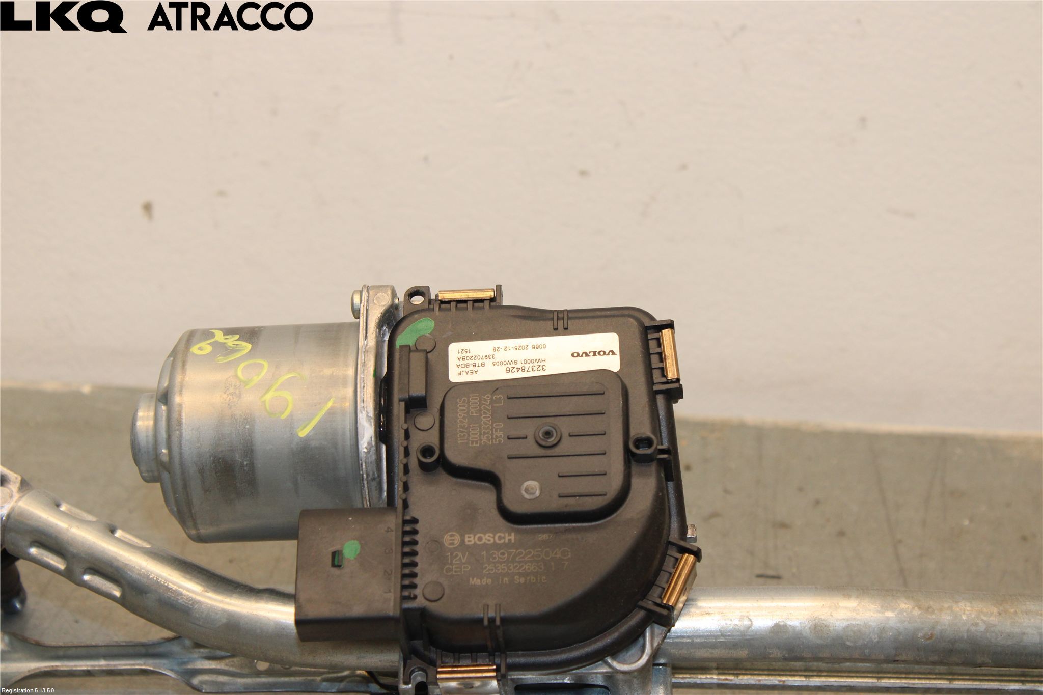 Volvo EX40 25- Torkarmotor Vindruta