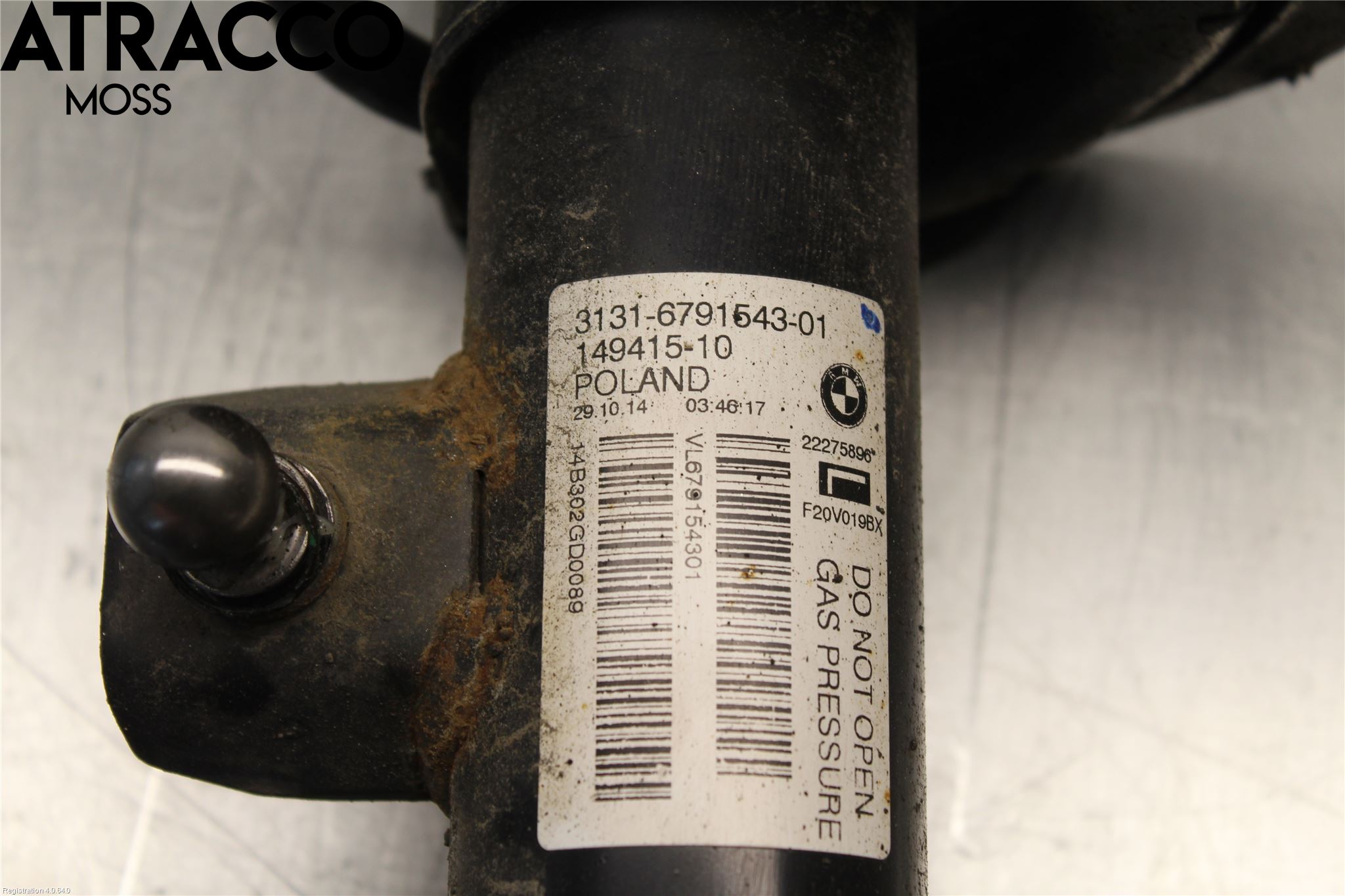 BMW 1 F20/F21 11-19 Fjäderben Fram Vänster