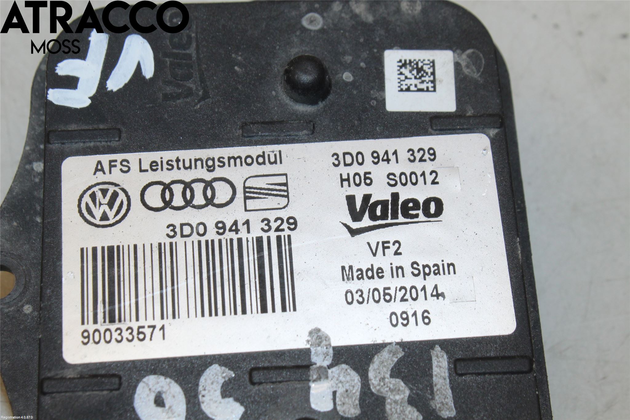 Volkswagen VW GOLF / E-GOLF VII 13-20 Styrenhet Strålkastare