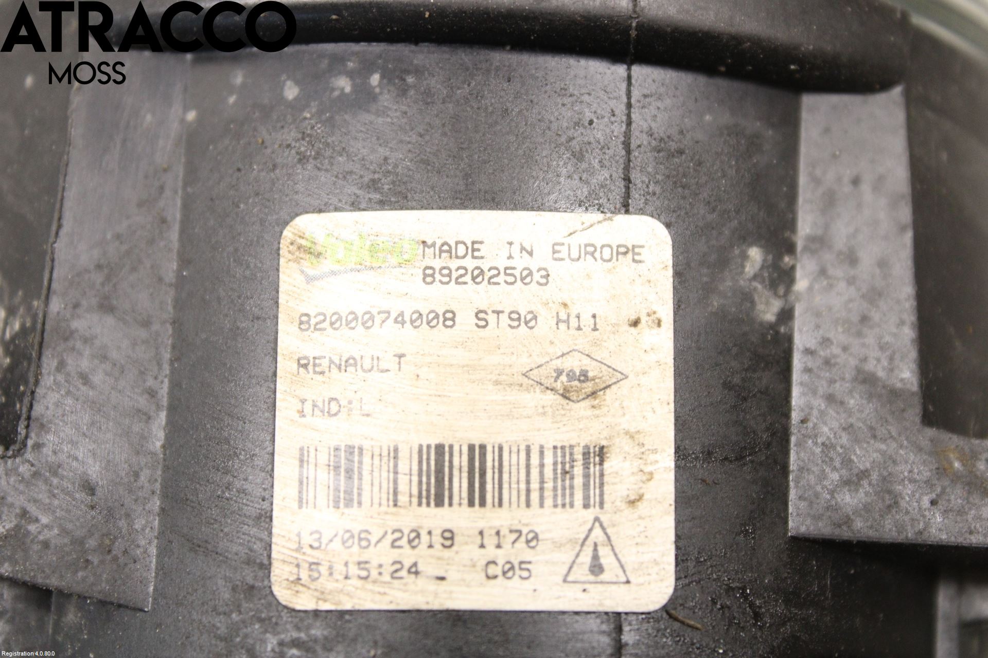 Renault SCÉNIC/GRAND 07-09 Dimljus-Varselljus Fram