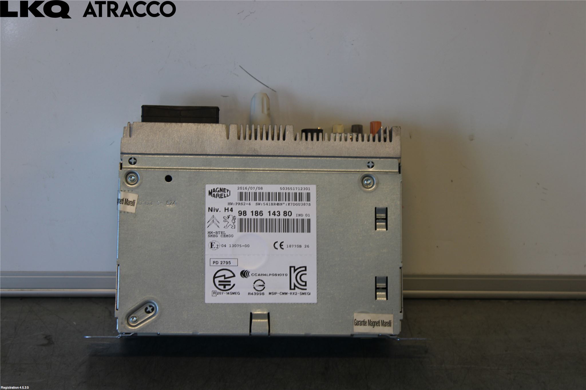 Citroen C4 CACTUS 14-20 Radio-Stereo Förstärkare