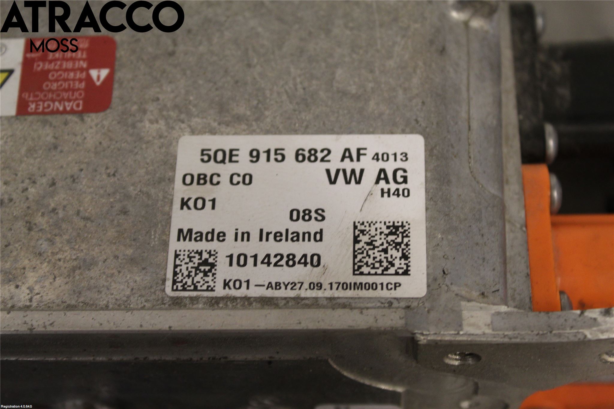 Audi A3/S3 8V 13-20 Batteriladdare Högspänning