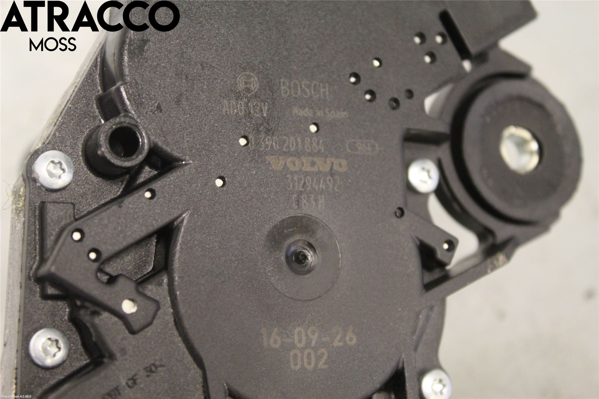 Volvo V60 14-18 Torkarmotor Baklucka