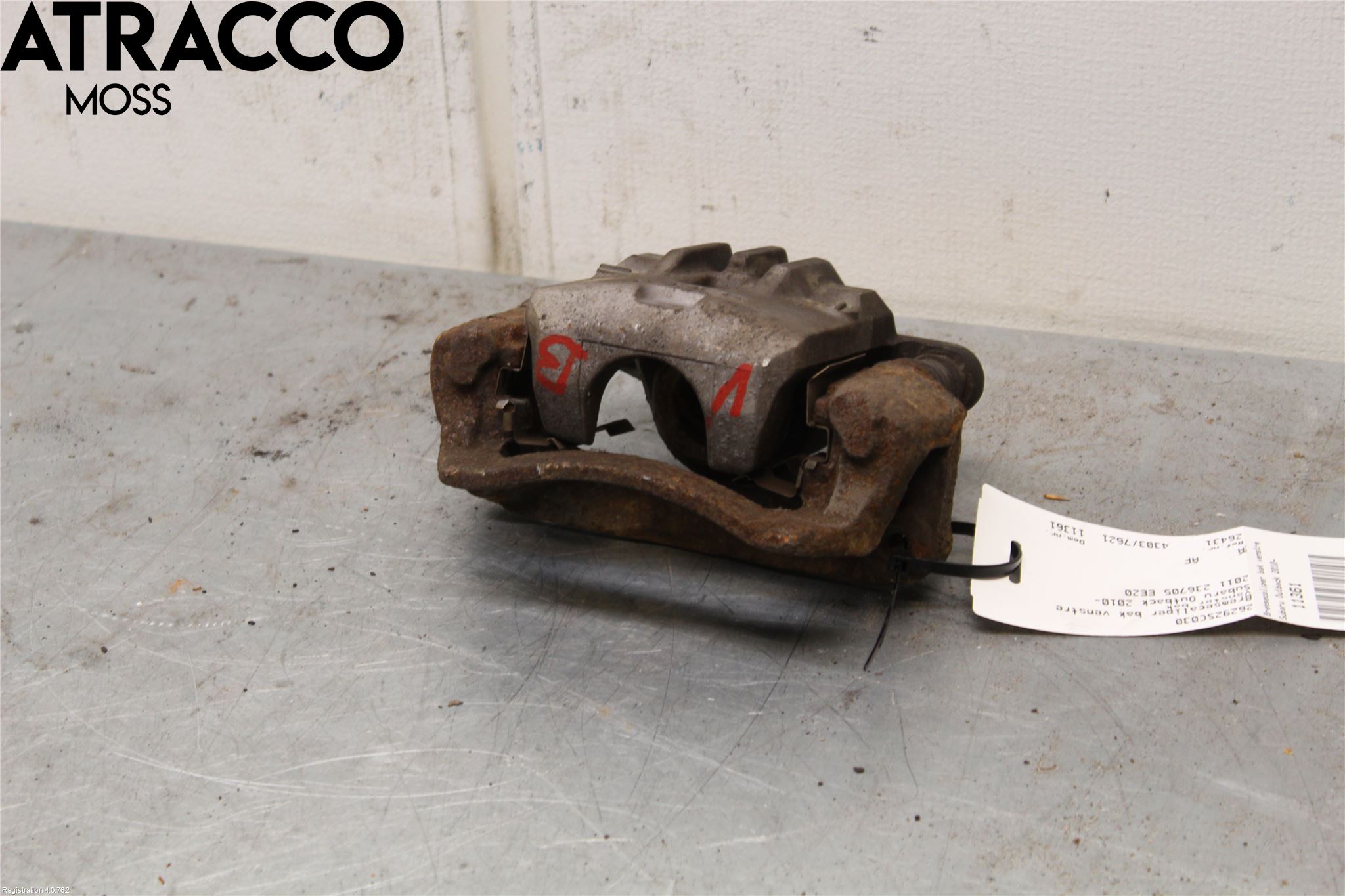 Subaru OUTBACK 10-15 Bromsok Bak Vänster
