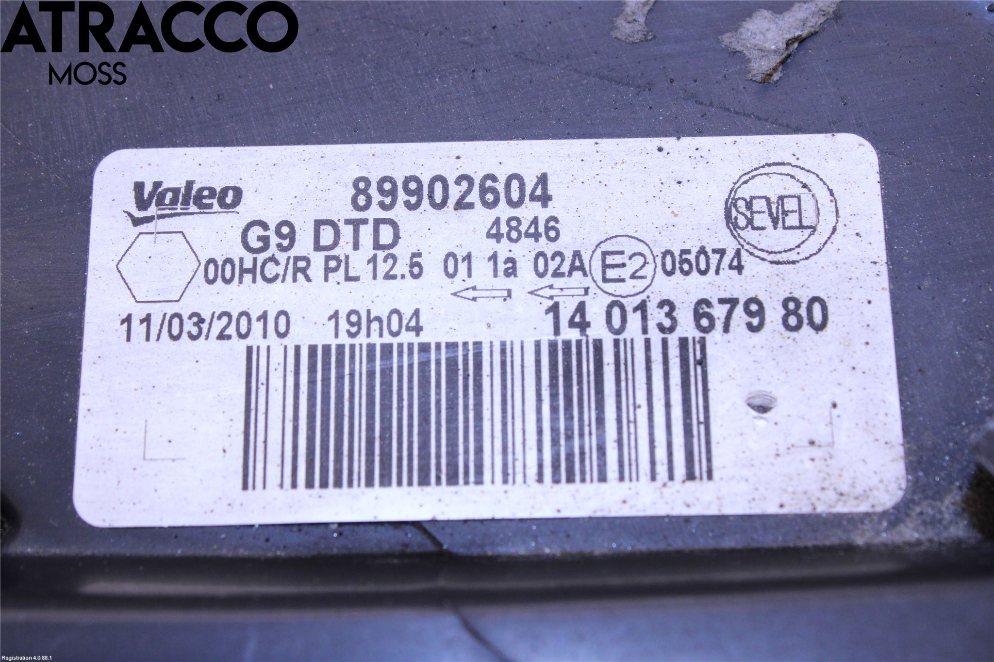 Fiat SCUDO 07-16 Strålkastare Höger